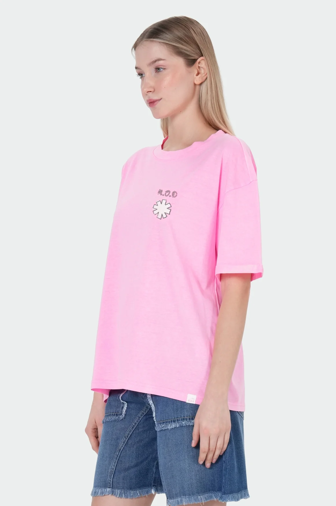 Abba T-Shirt | Neon Pink - Image 3