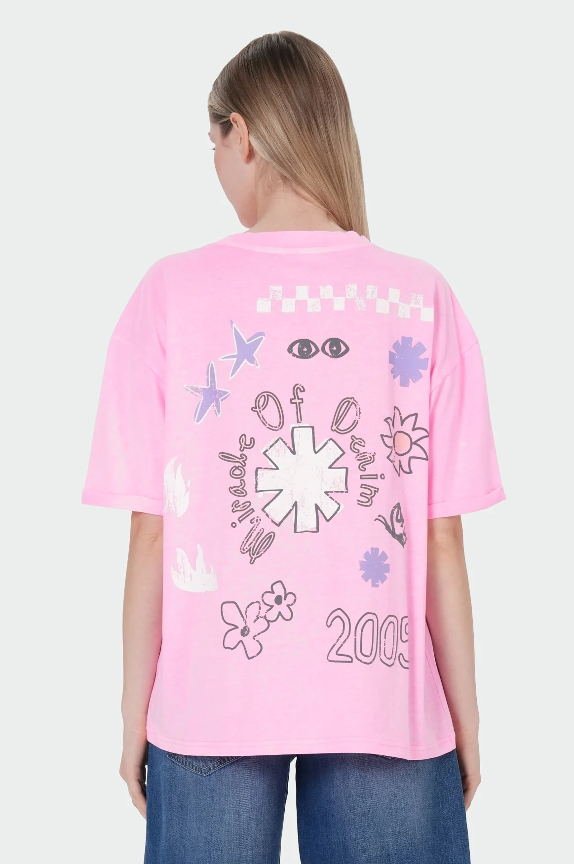 Abba T-Shirt | Neon Pink - Image 4