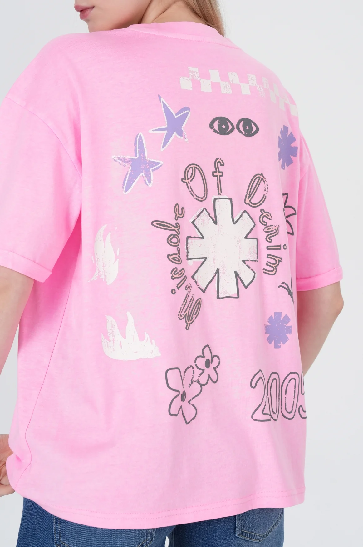 Abba T-Shirt | Neon Pink - Image 5