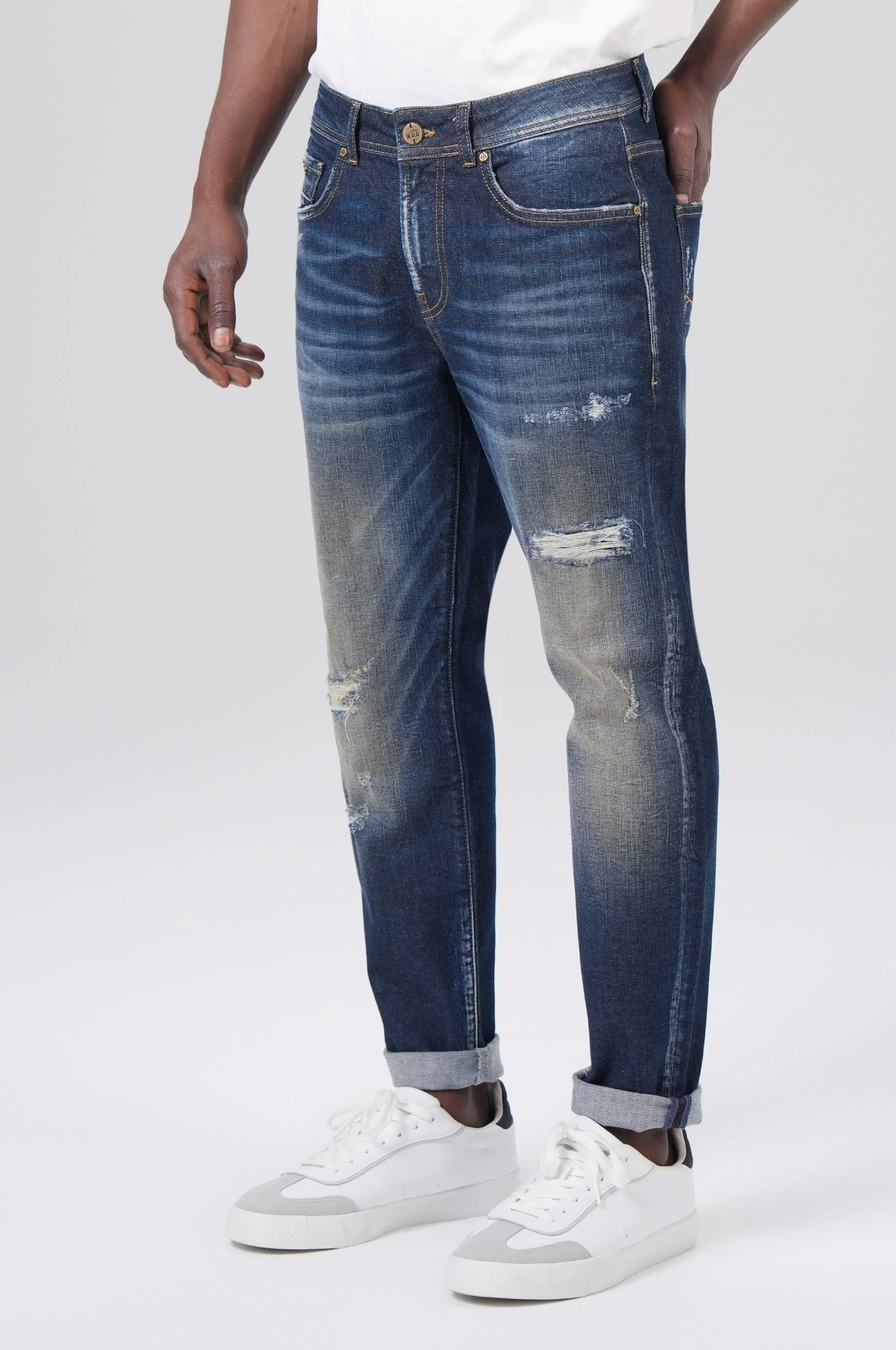 Alf Tapered | Charity Blue Grey - Image 3