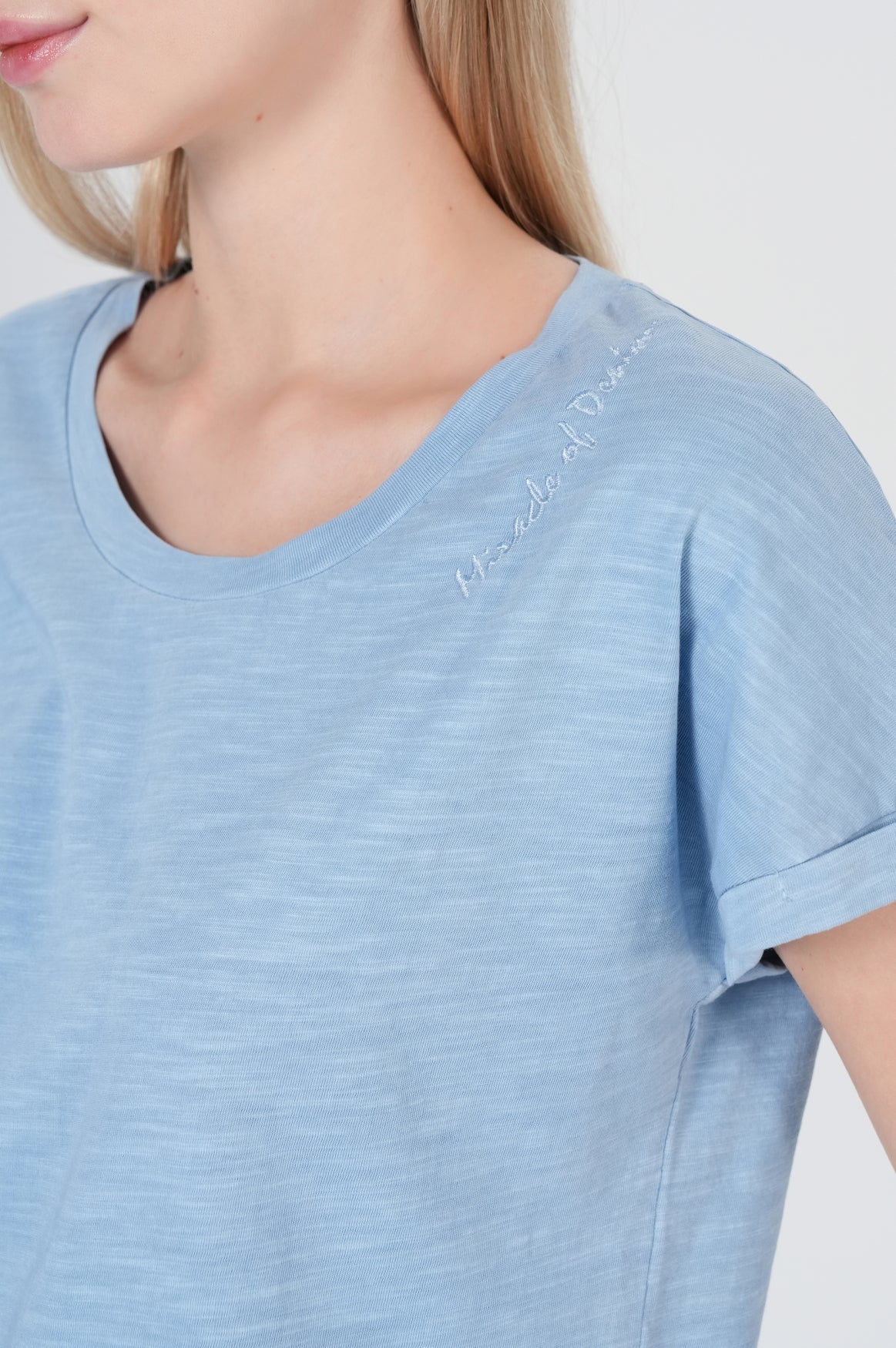 Anna T-Shirt | Heather Blue - Image 5
