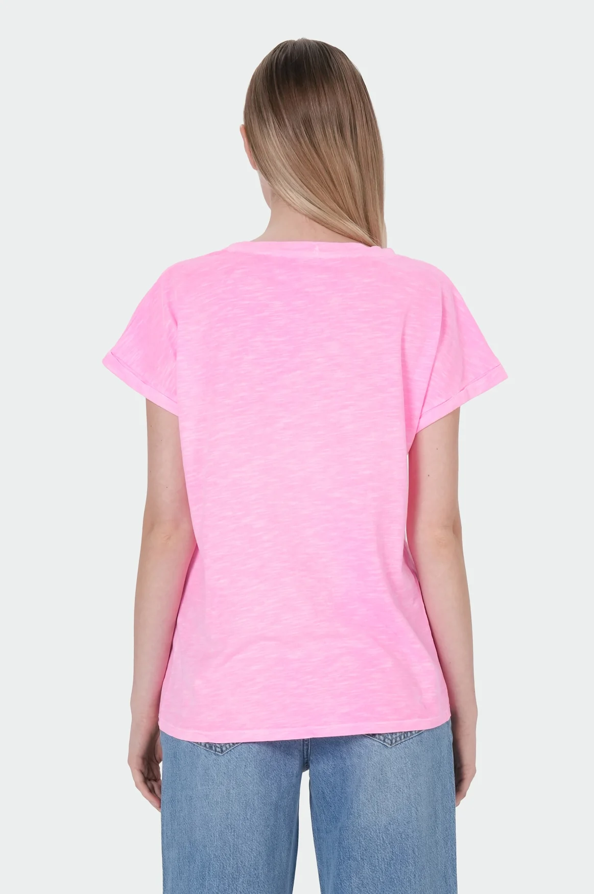 Anna T-Shirt | Neon Pink - Image 4