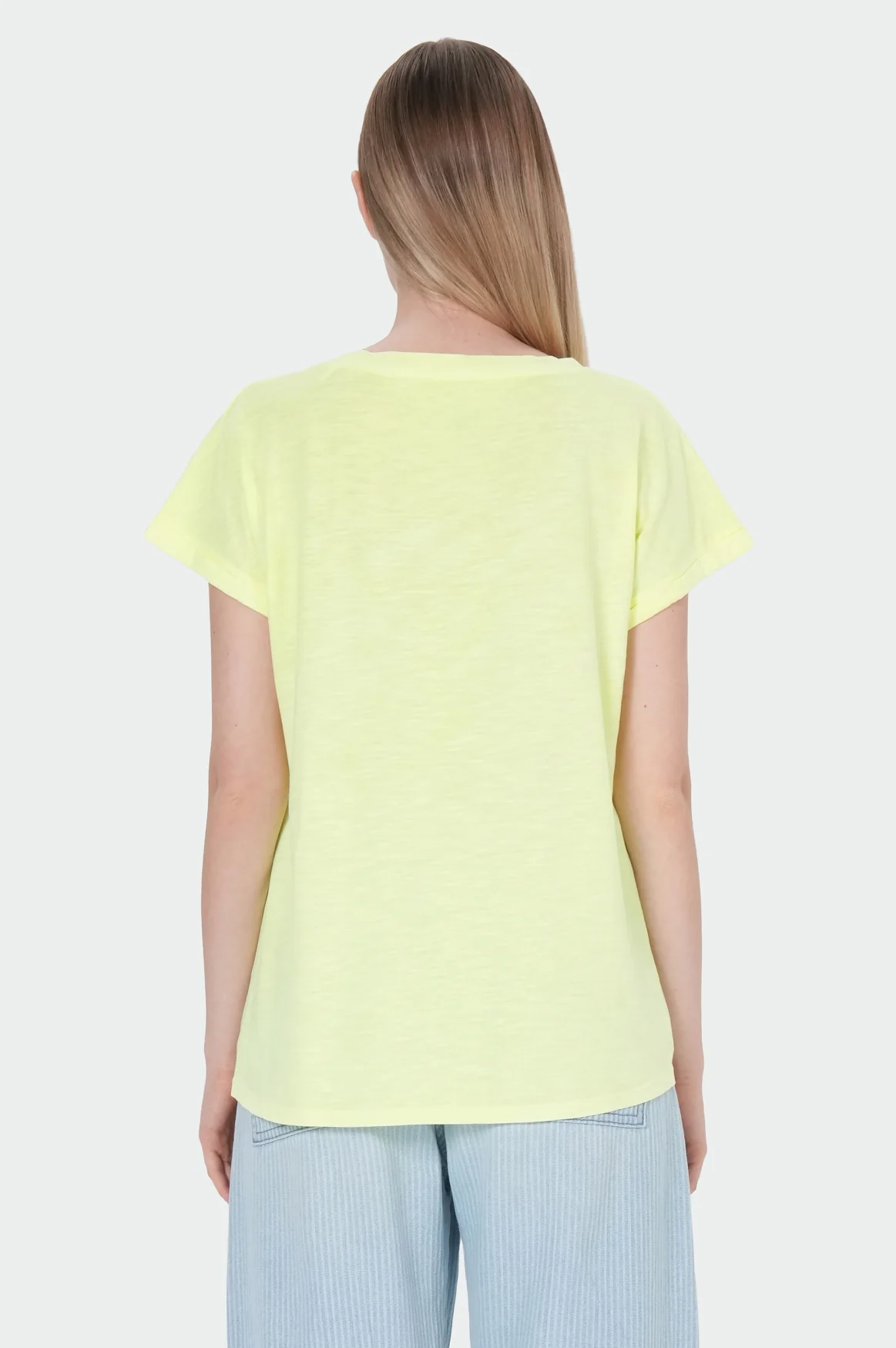 Anna T-Shirt | Neon Yellow - Image 4