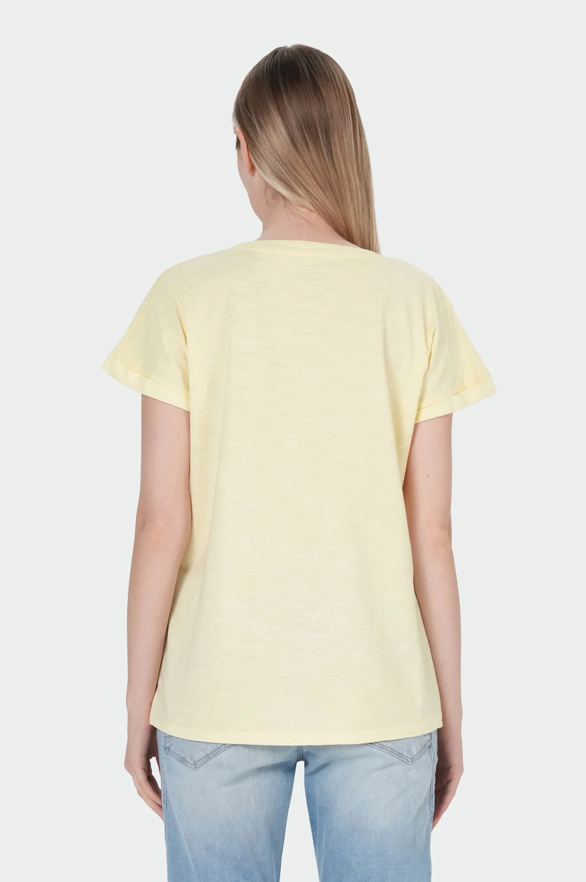Anna T-Shirt | Pastel Yellow - Image 4
