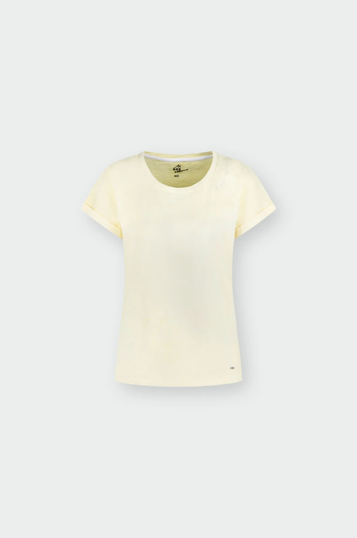 Anna T-Shirt | Pastel Yellow - Image 6