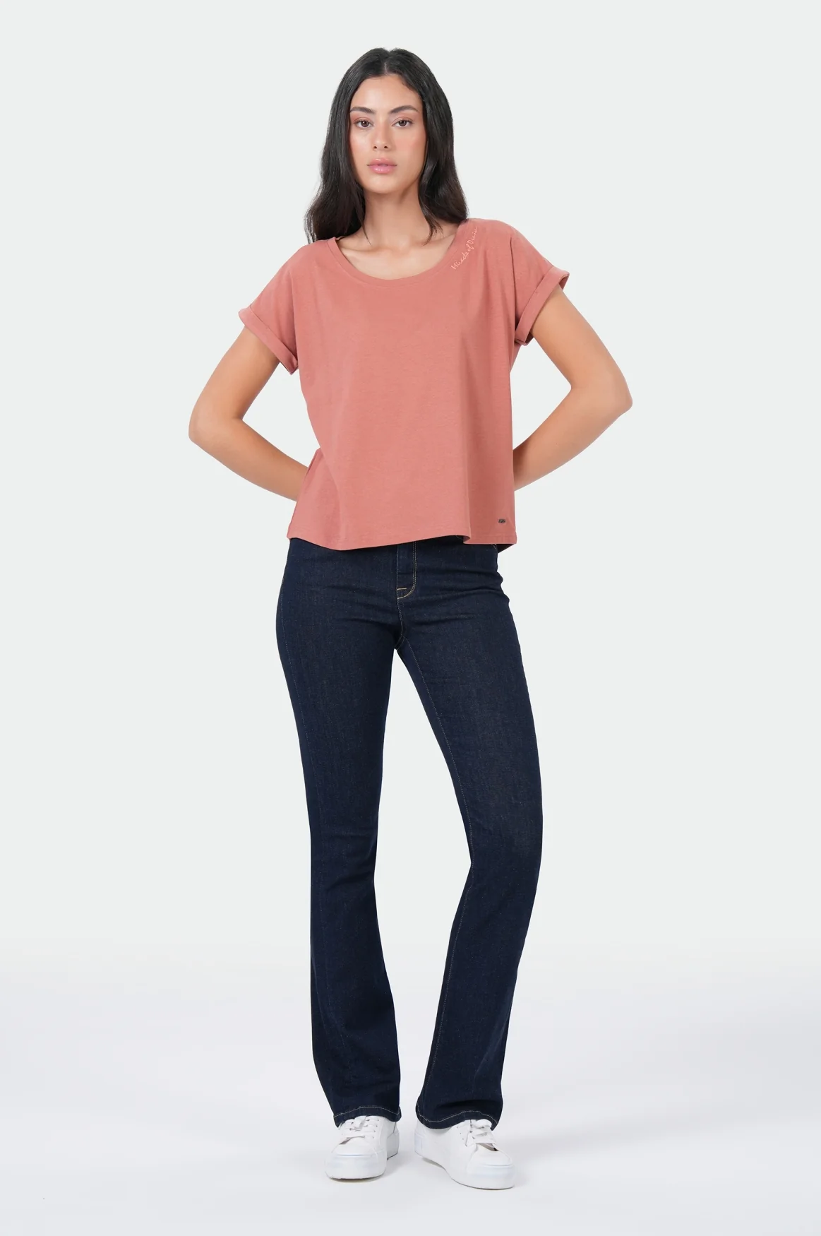 Anna T-Shirt | Rose Dawn - Image 3
