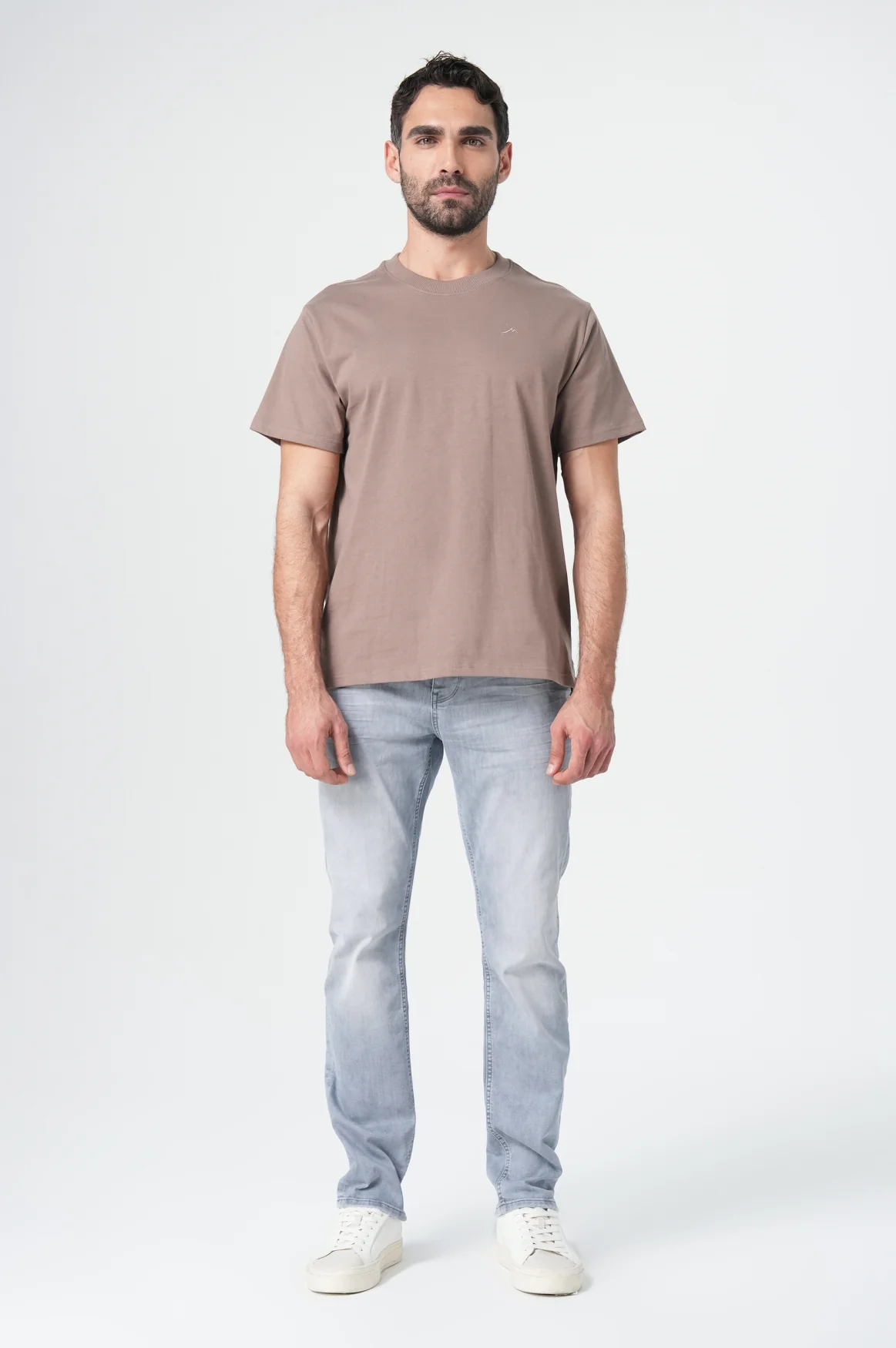 Basic T-Shirt Men | Taupe - Image 3