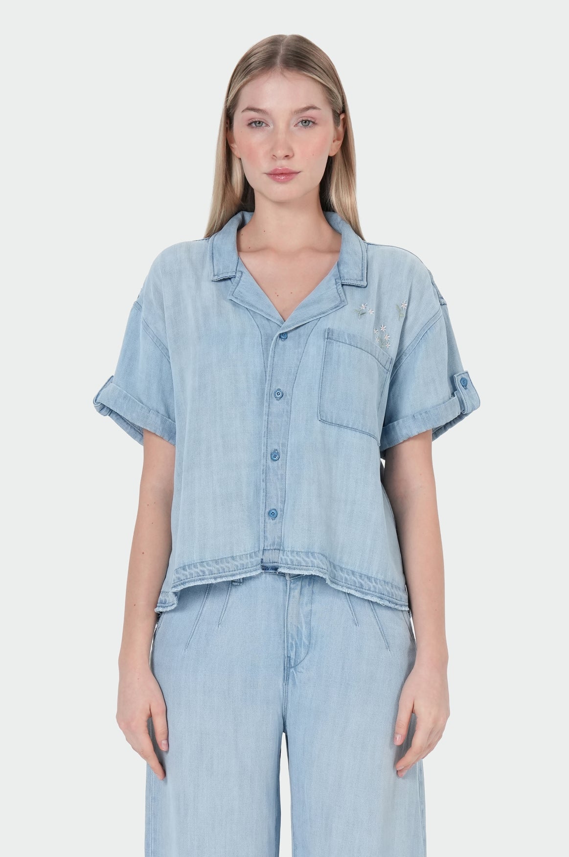Bella Blouse | Fable Blue - Image 2