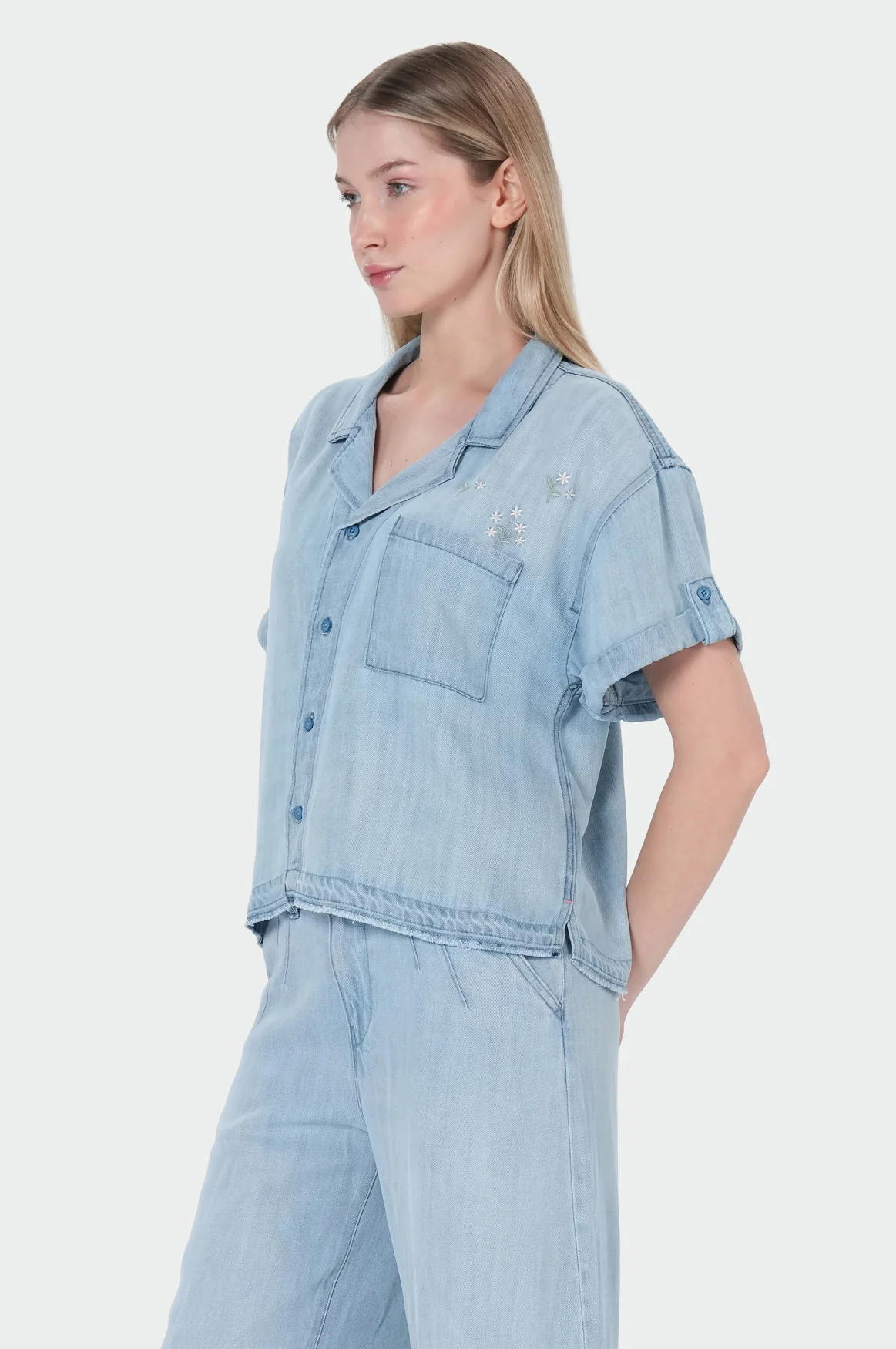 Bella Blouse | Fable Blue - Image 3