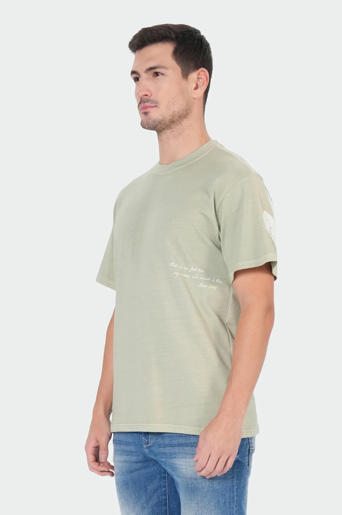 Edison T-shirt | Seagrass - Image 3