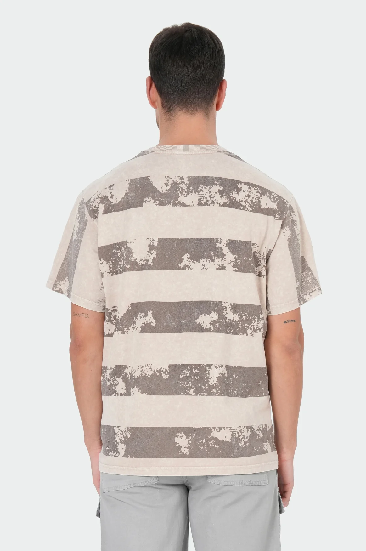Elf T-Shirt | Oxford Tan Stripe - Image 4
