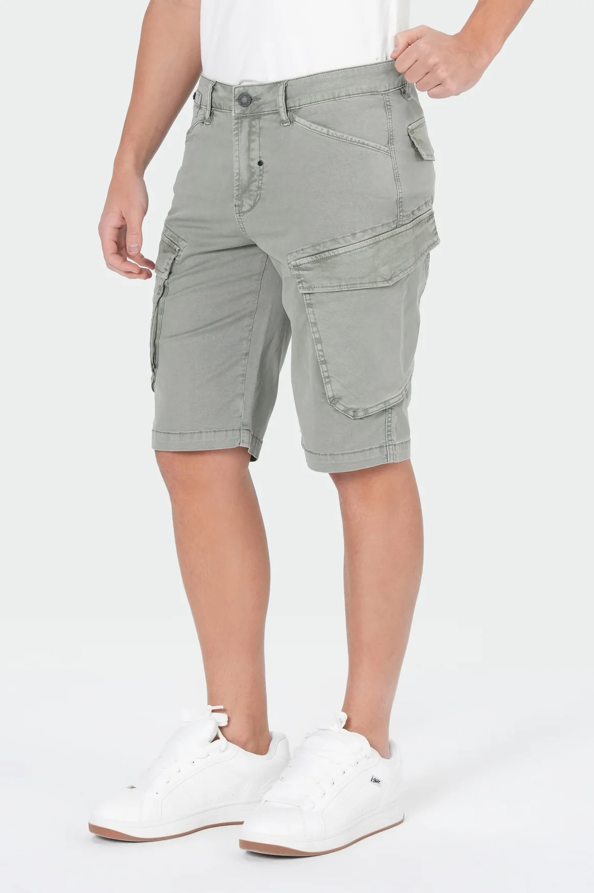 Elias Cargo Shorts | Seagrass - Image 3