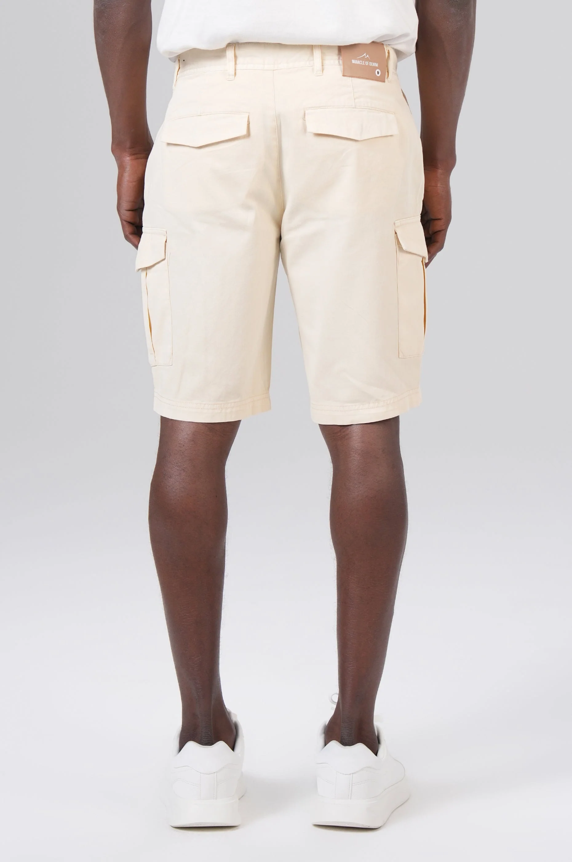 Elliot Cargo Shorts | Soft Bone - Image 4