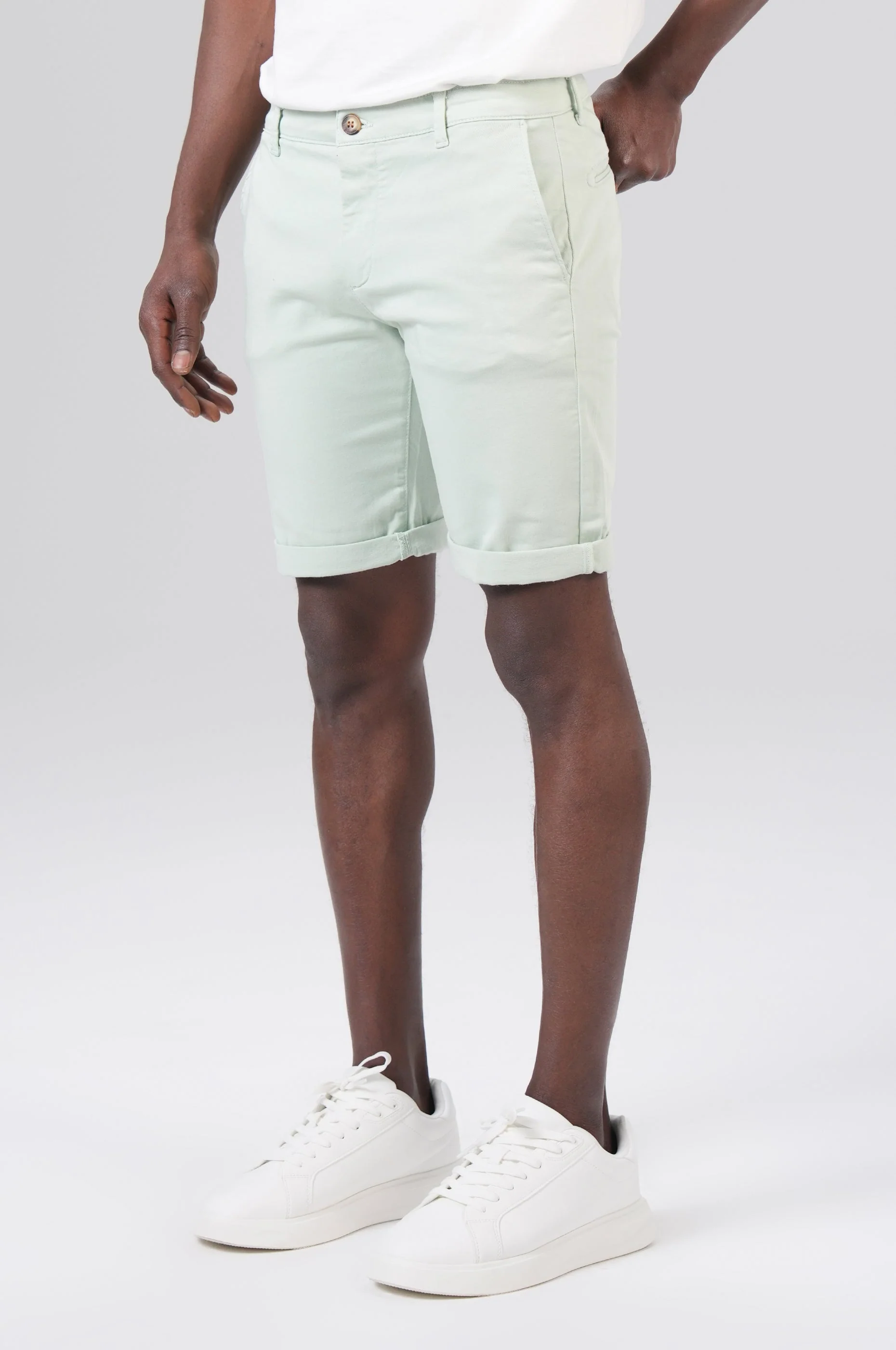 Hector Chino Shorts | Soft Mint - Image 3