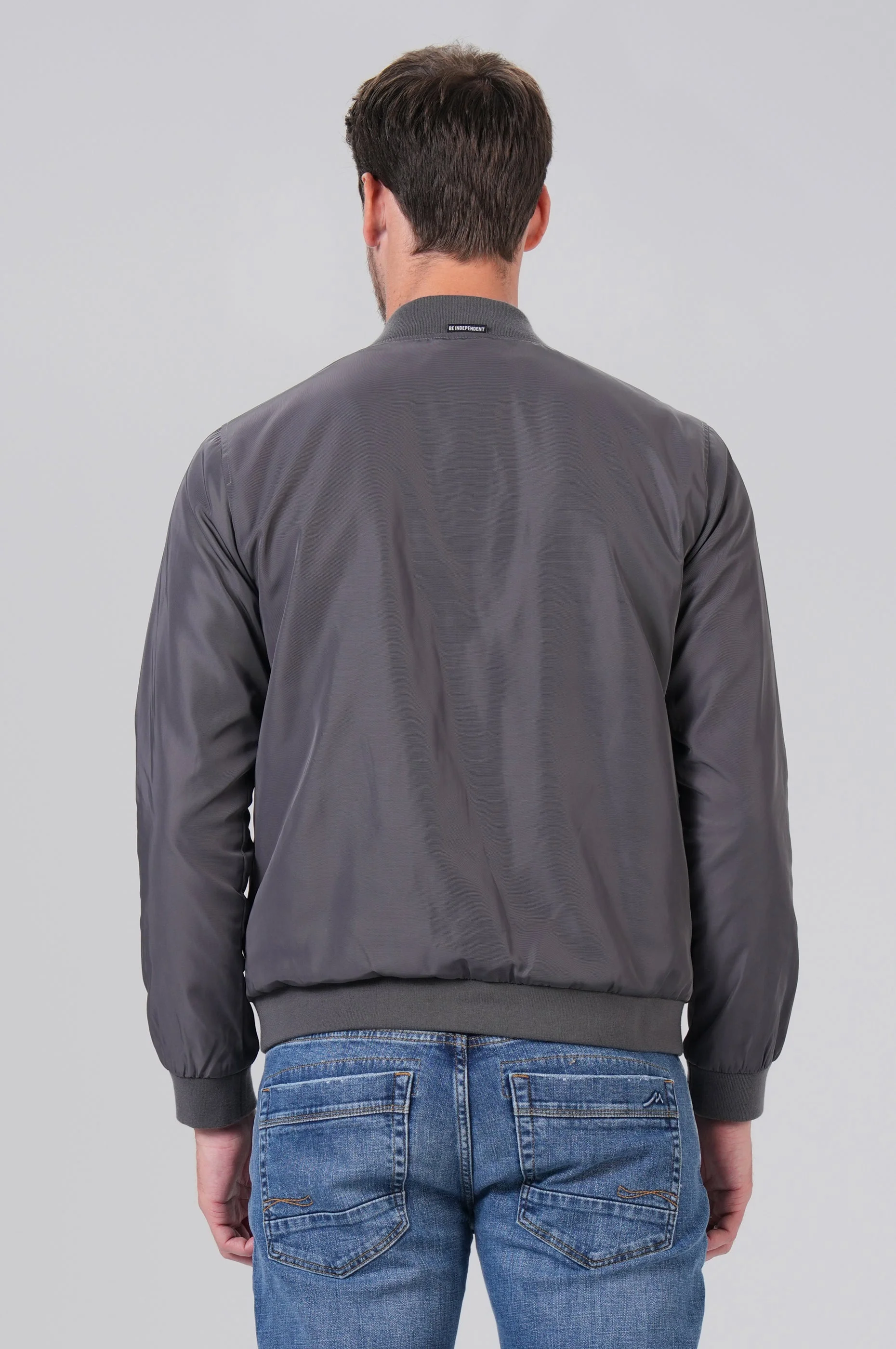 Jaden College Jacket | Iron Grey - Image 3