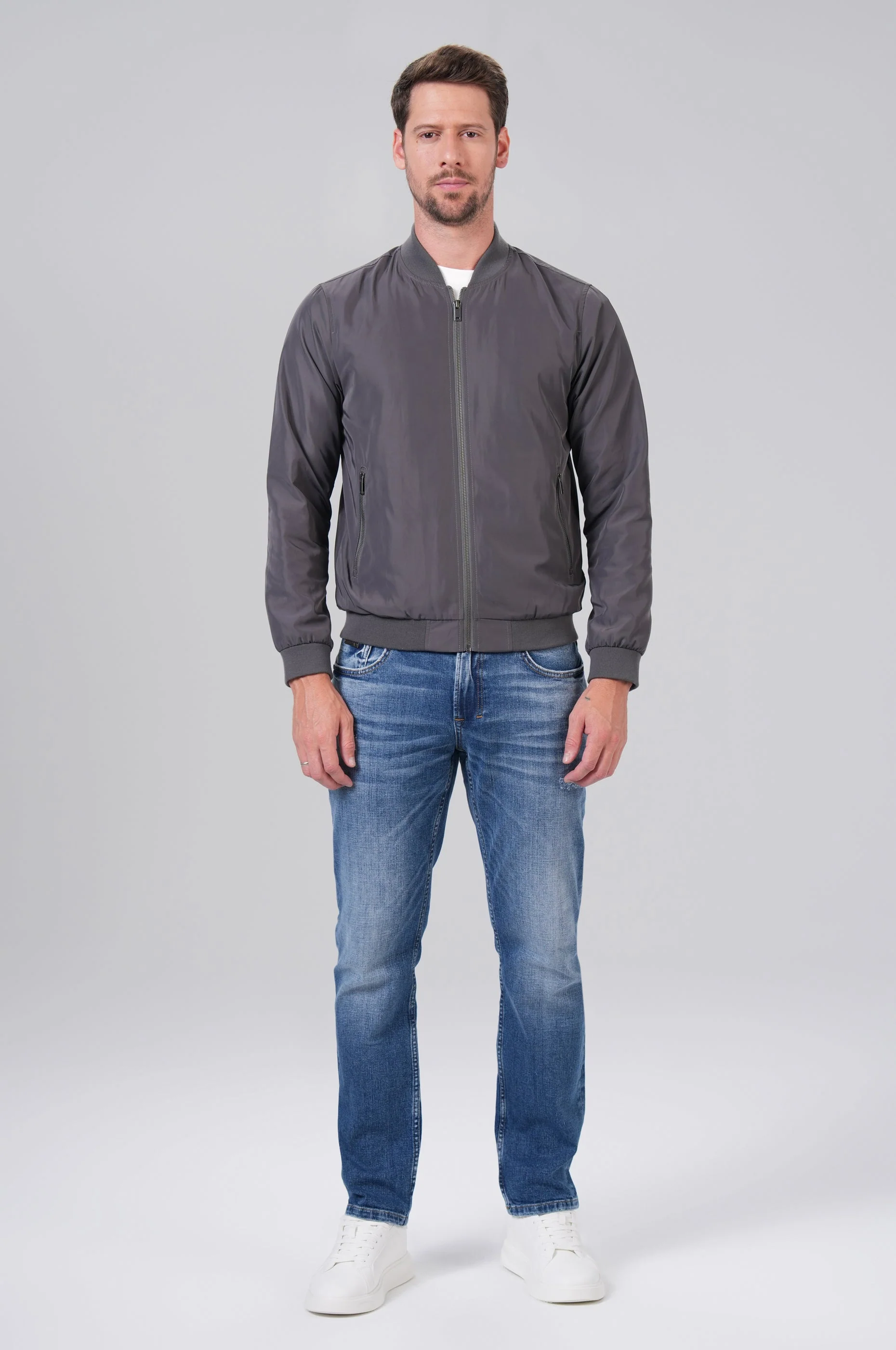 Jaden College Jacket | Iron Grey - Image 6
