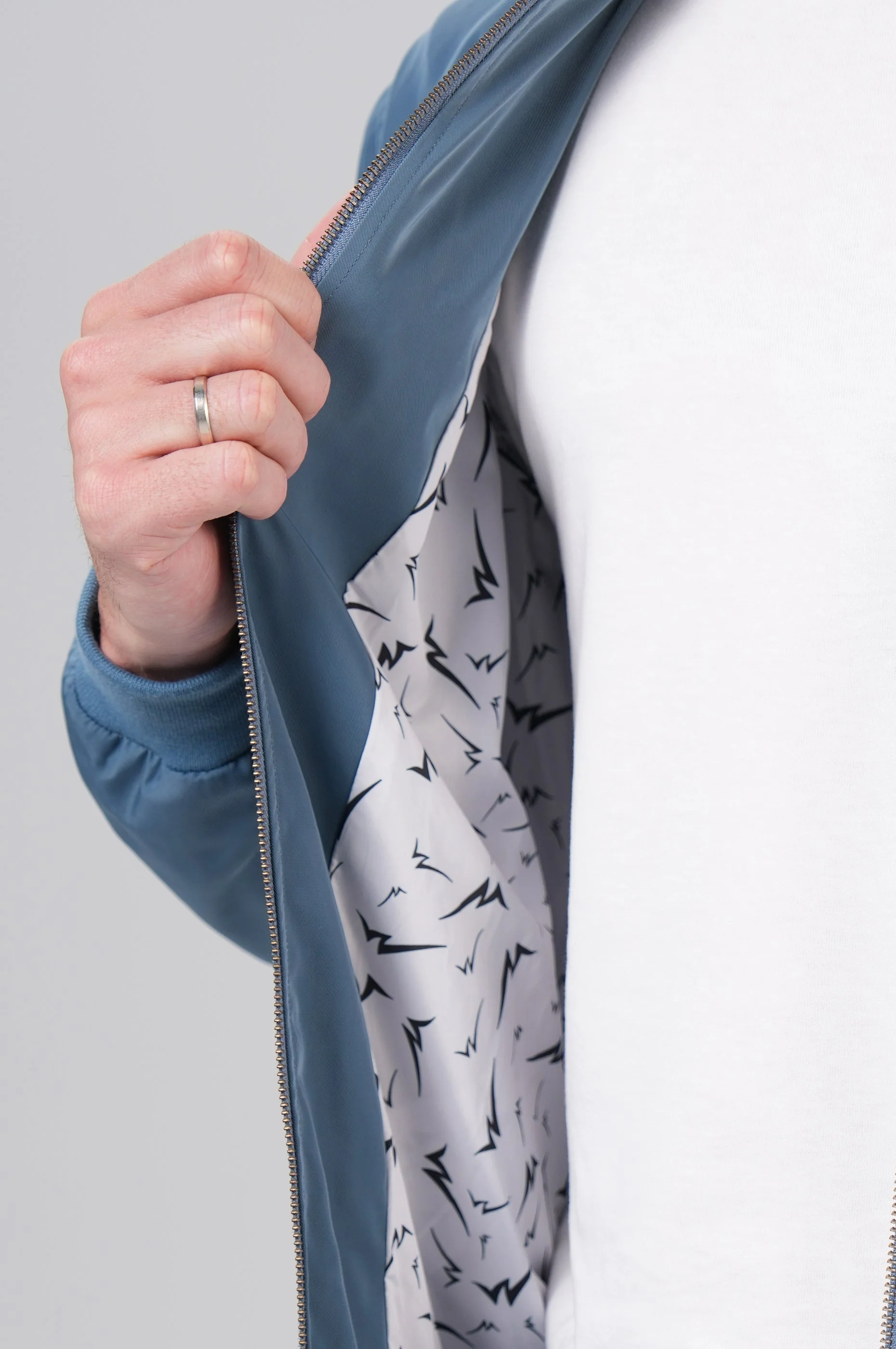 Jaden College Jacket | Blue - Image 7