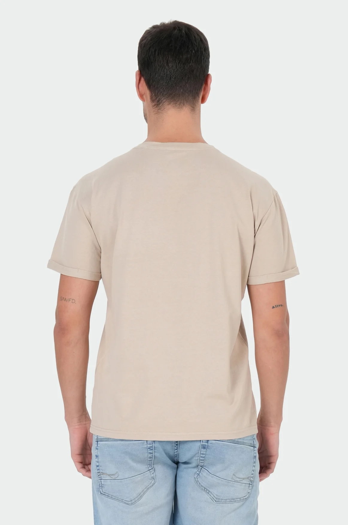 Leo T-Shirt | Oxford Tan - Image 4
