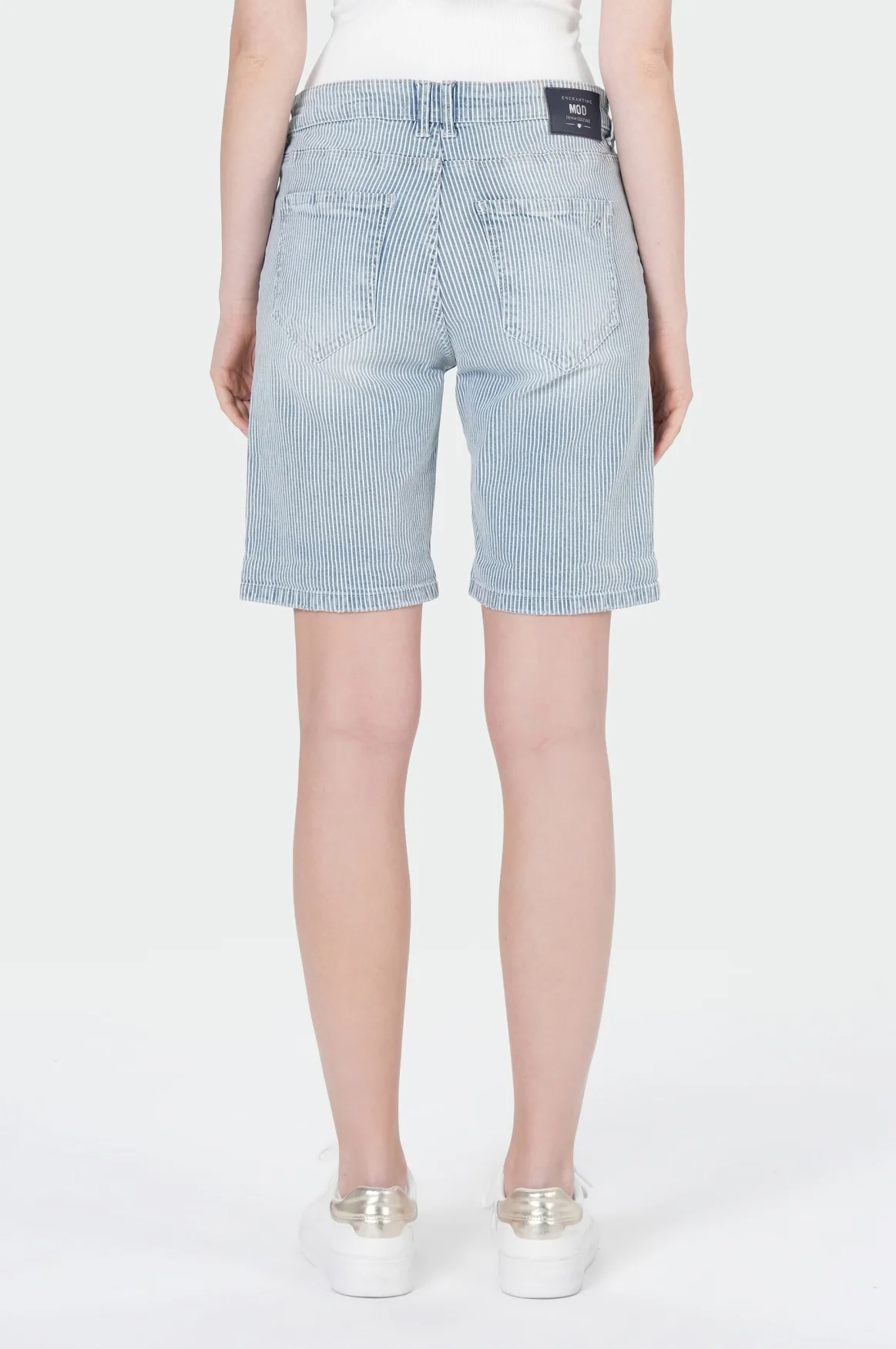 Lucky Shorts | Stripe Denim - Image 4