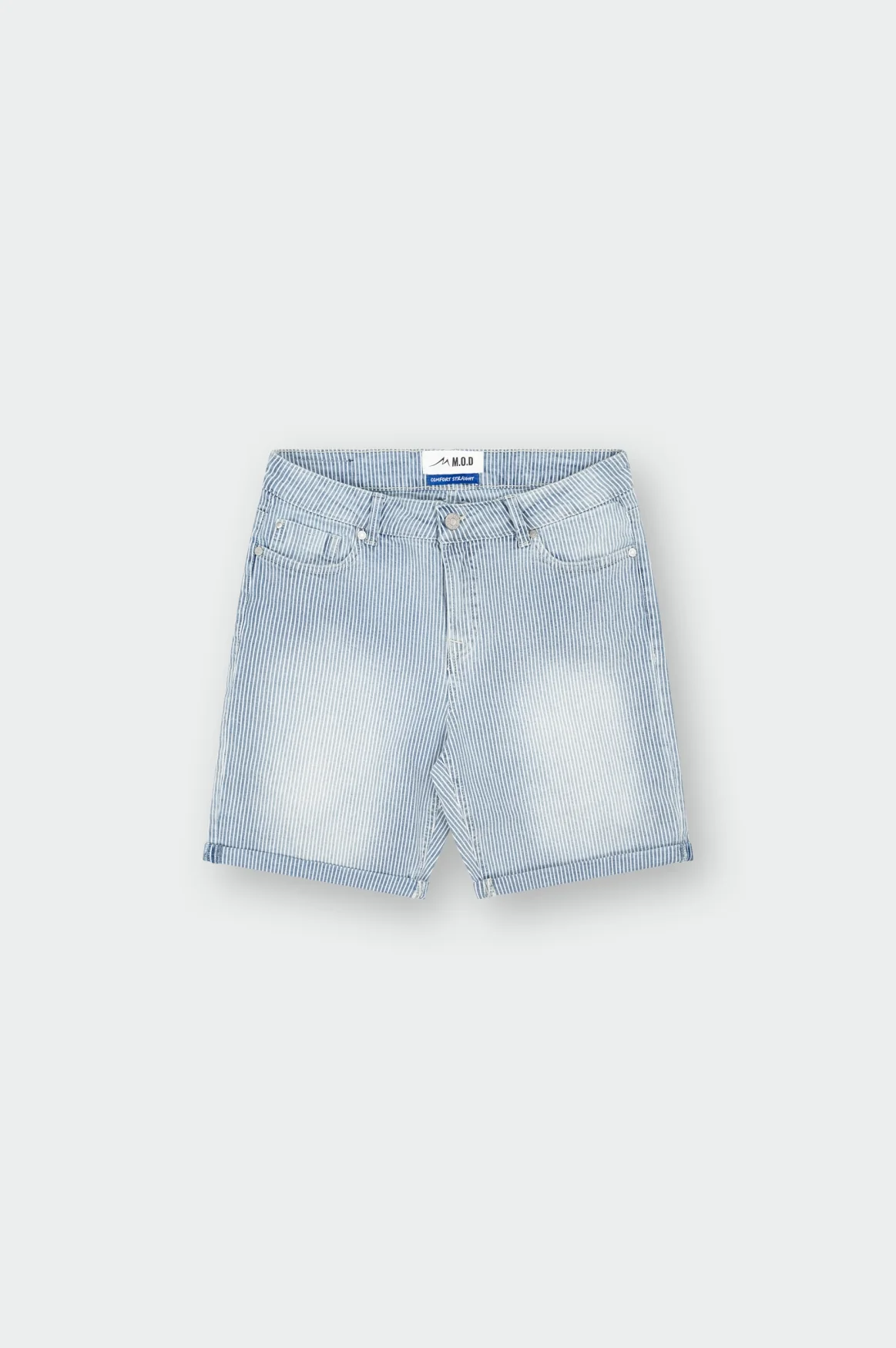 Lucky Shorts | Stripe Denim - Image 7