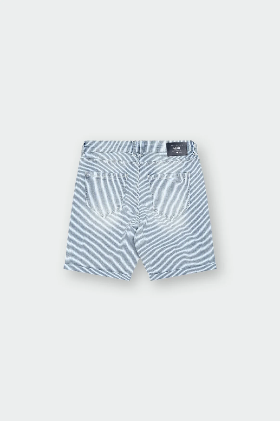 Lucky Shorts | Stripe Denim - Image 8