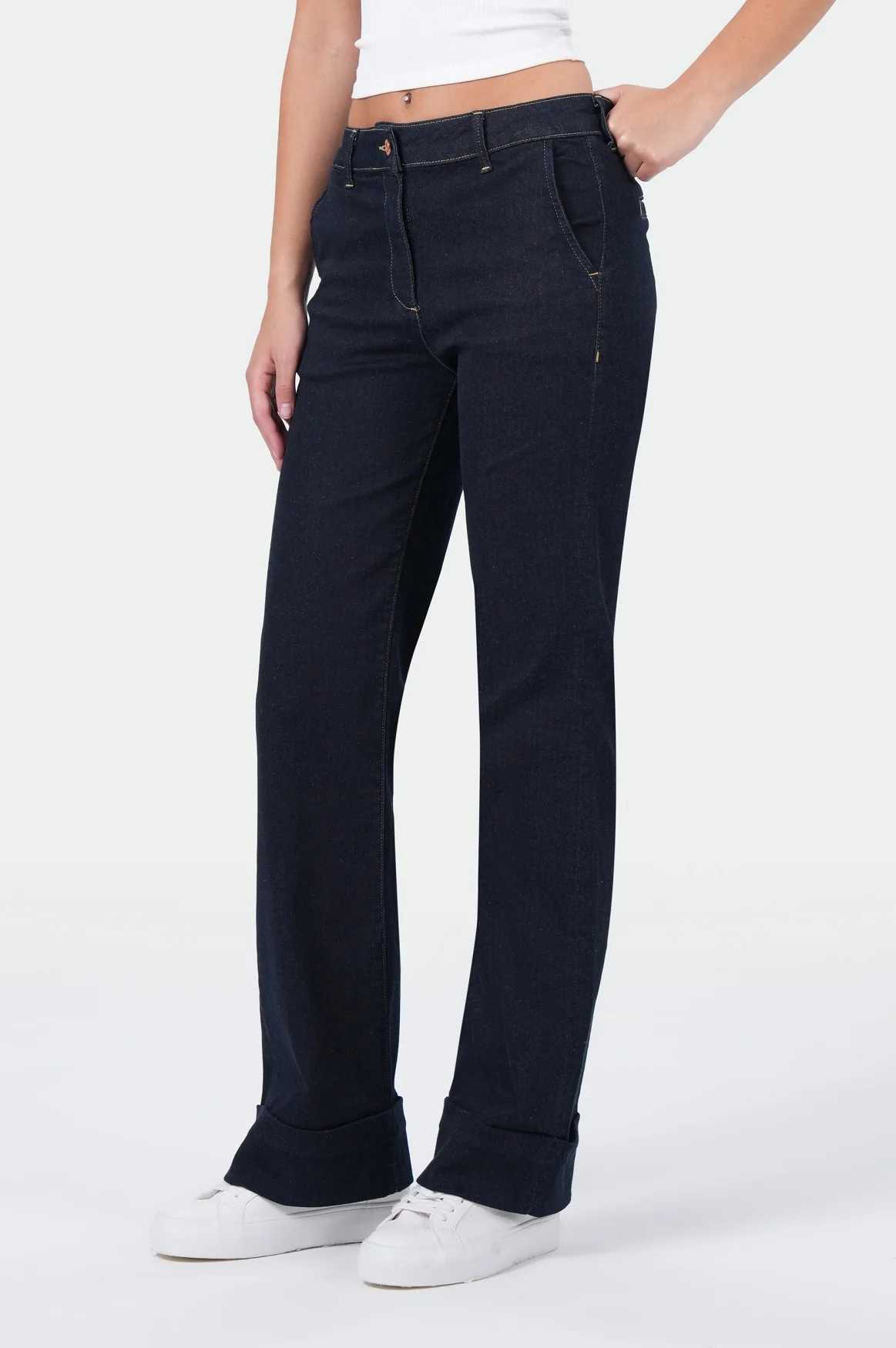 Nele Wide Leg | Rinse Wash - Image 3