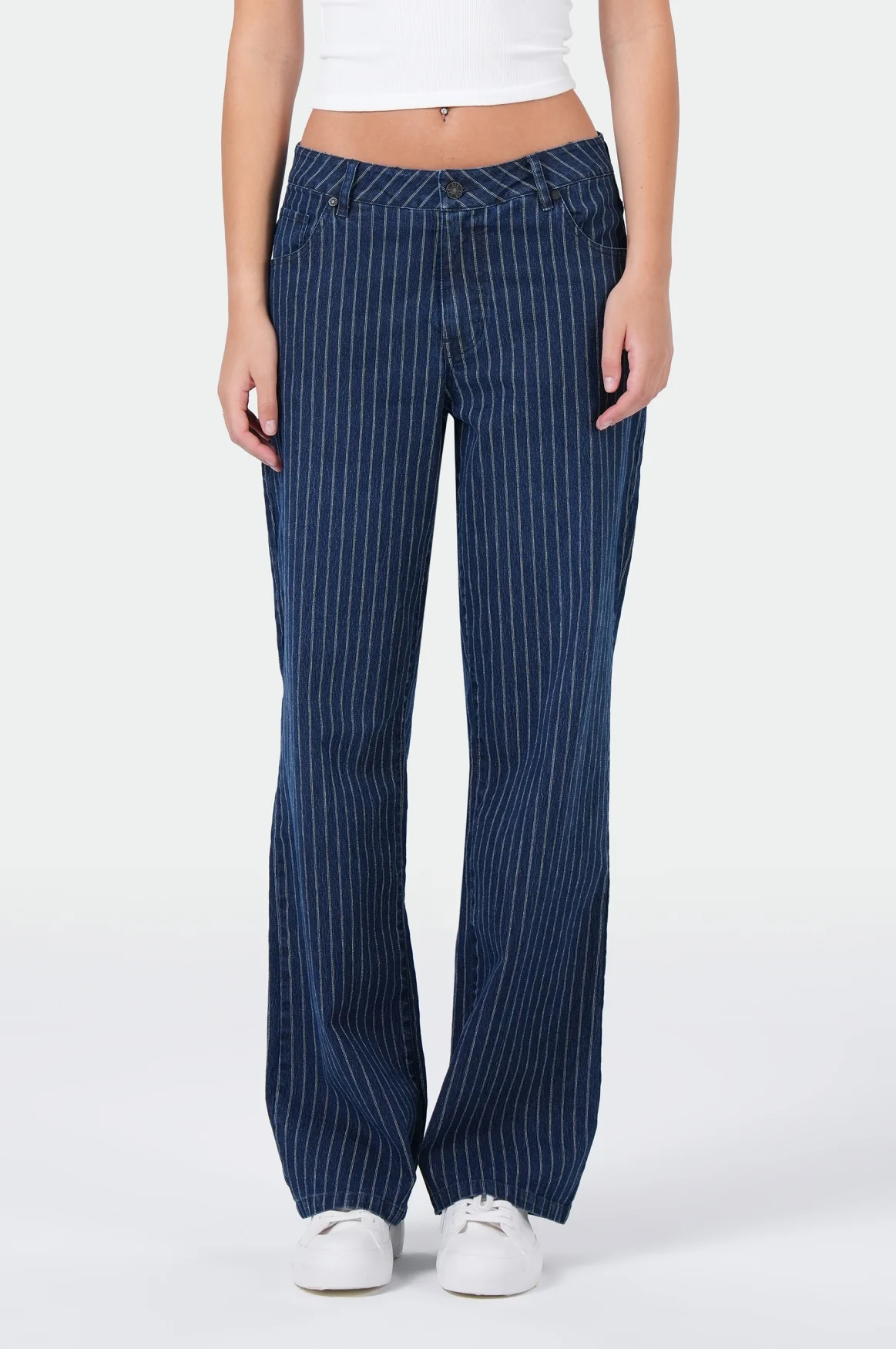 Nicola Wide Leg | Easy Blue Stripe - Image 2