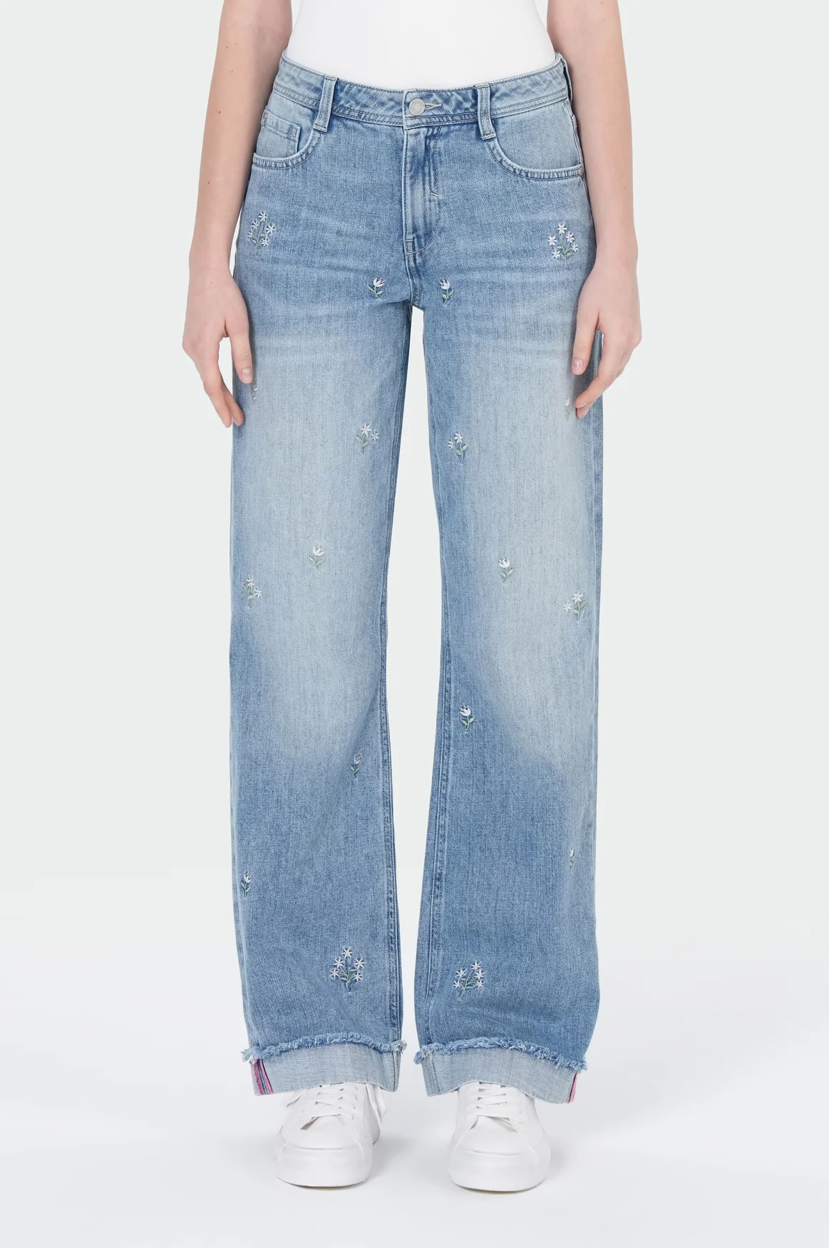 Nicola Wide Leg | Embroidery Allover - Image 2