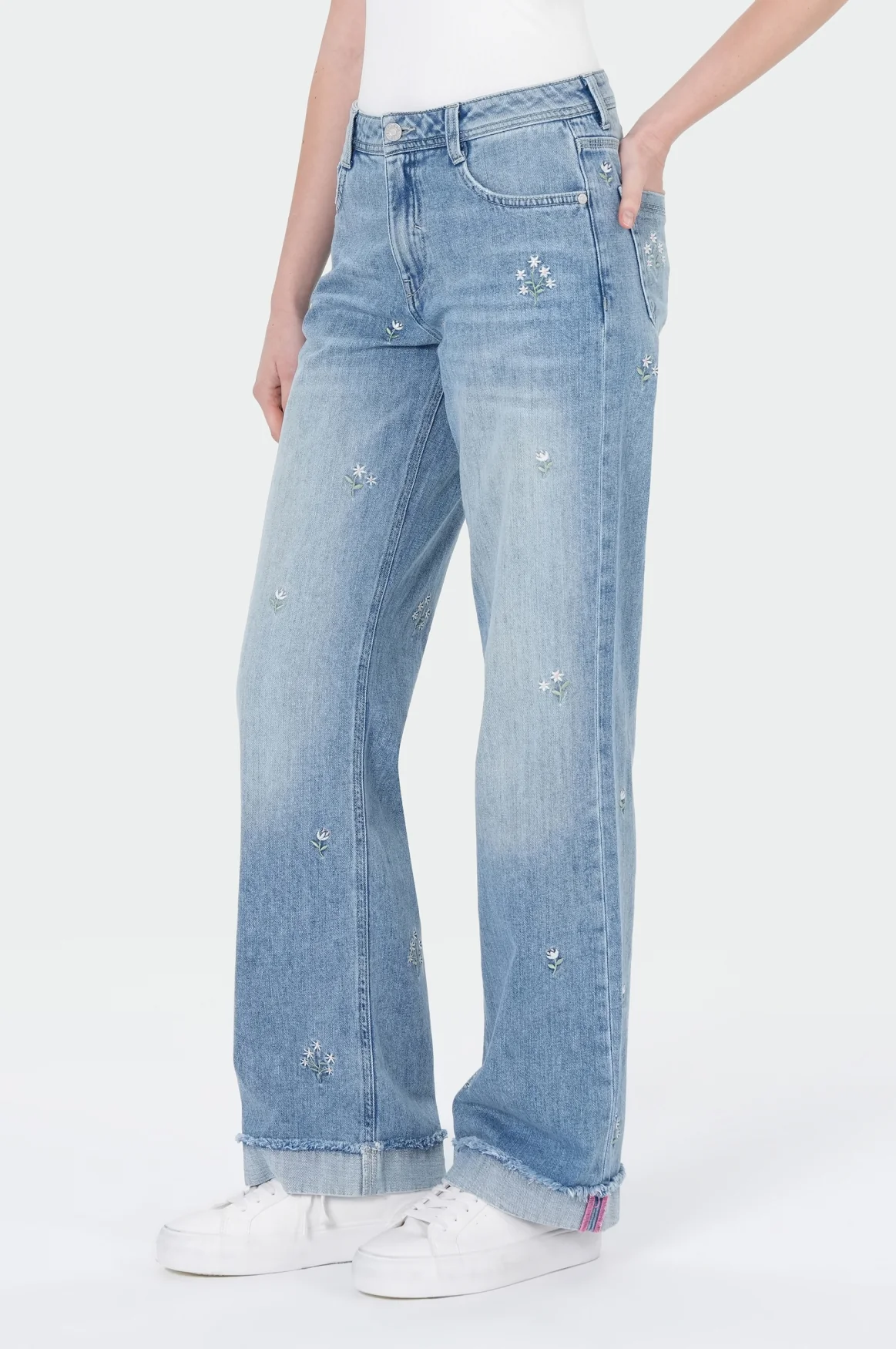 Nicola Wide Leg | Embroidery Allover - Image 3