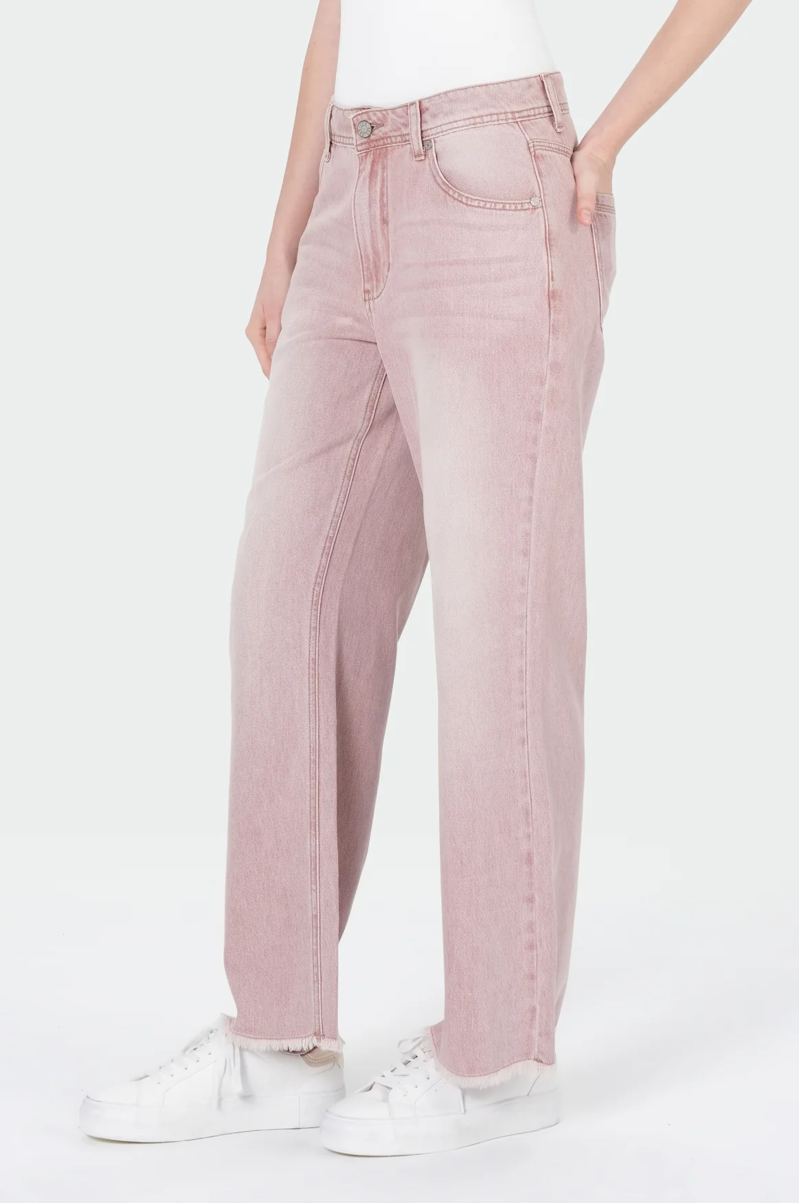 Nicola Wide Leg | Light Aurora Red - Image 3