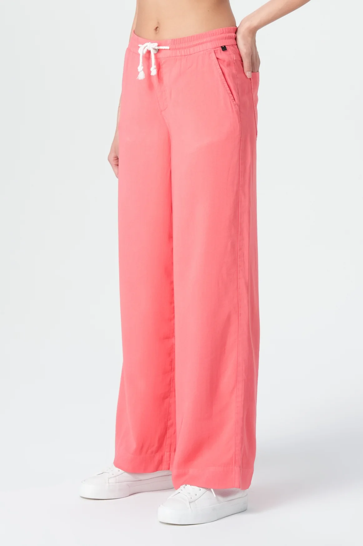 Nikki Wide Leg | Sunset Coral - Image 3