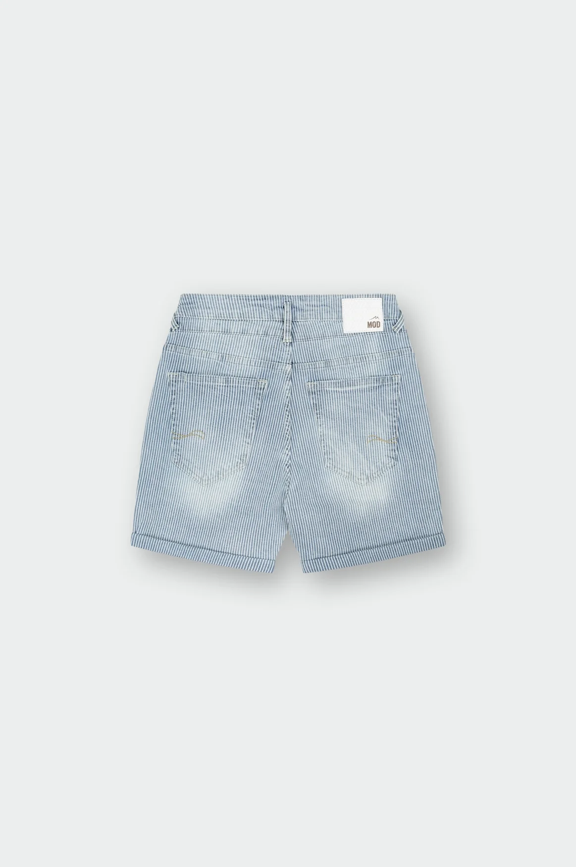 Nini Shorts | Stripe Denim - Image 8