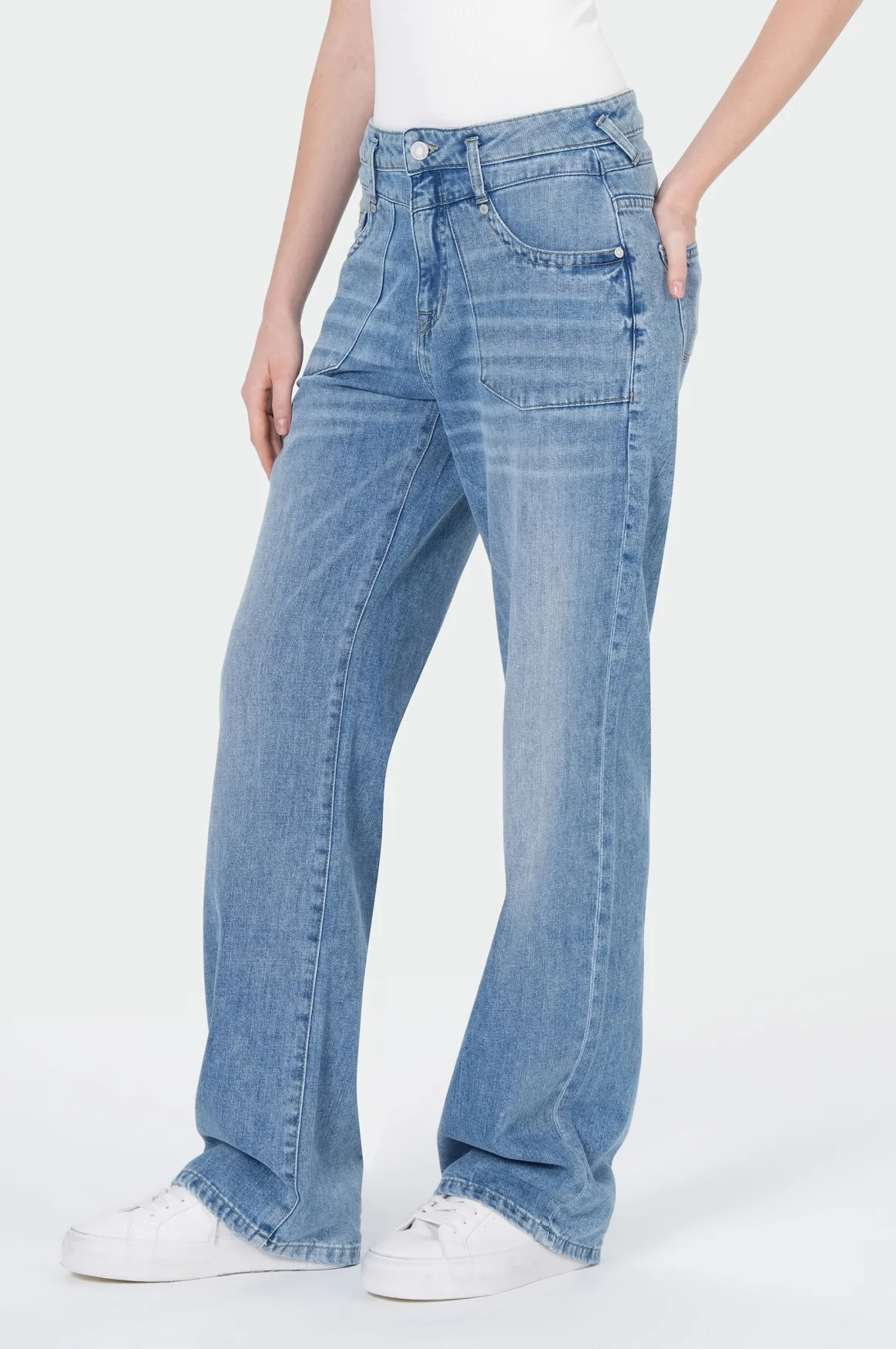 Nini Wide Leg | Fancy Blue - Image 3