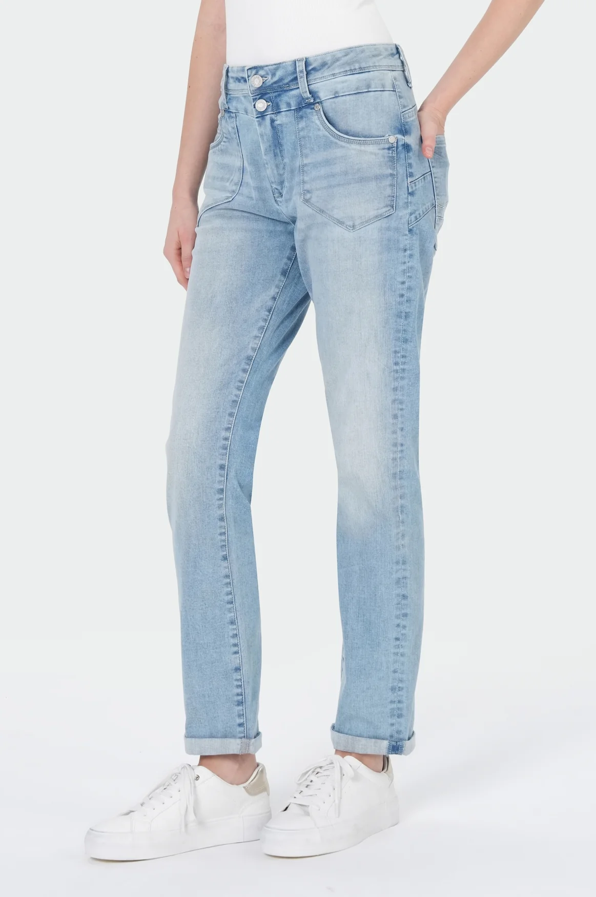 Peggy Comfort Straight | Famous Blue - Image 3