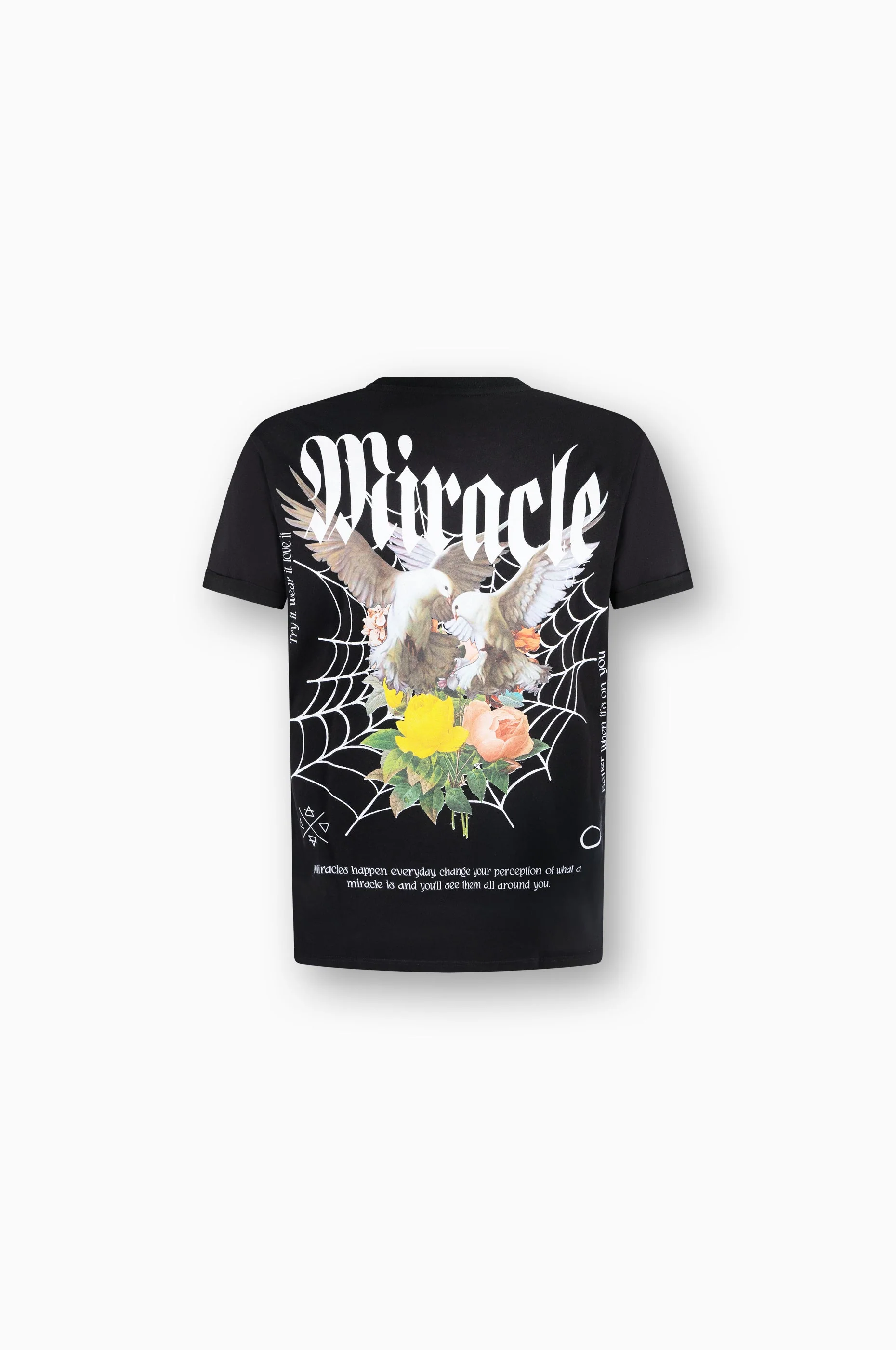T-Shirt Men Back Print | Black - Image 6