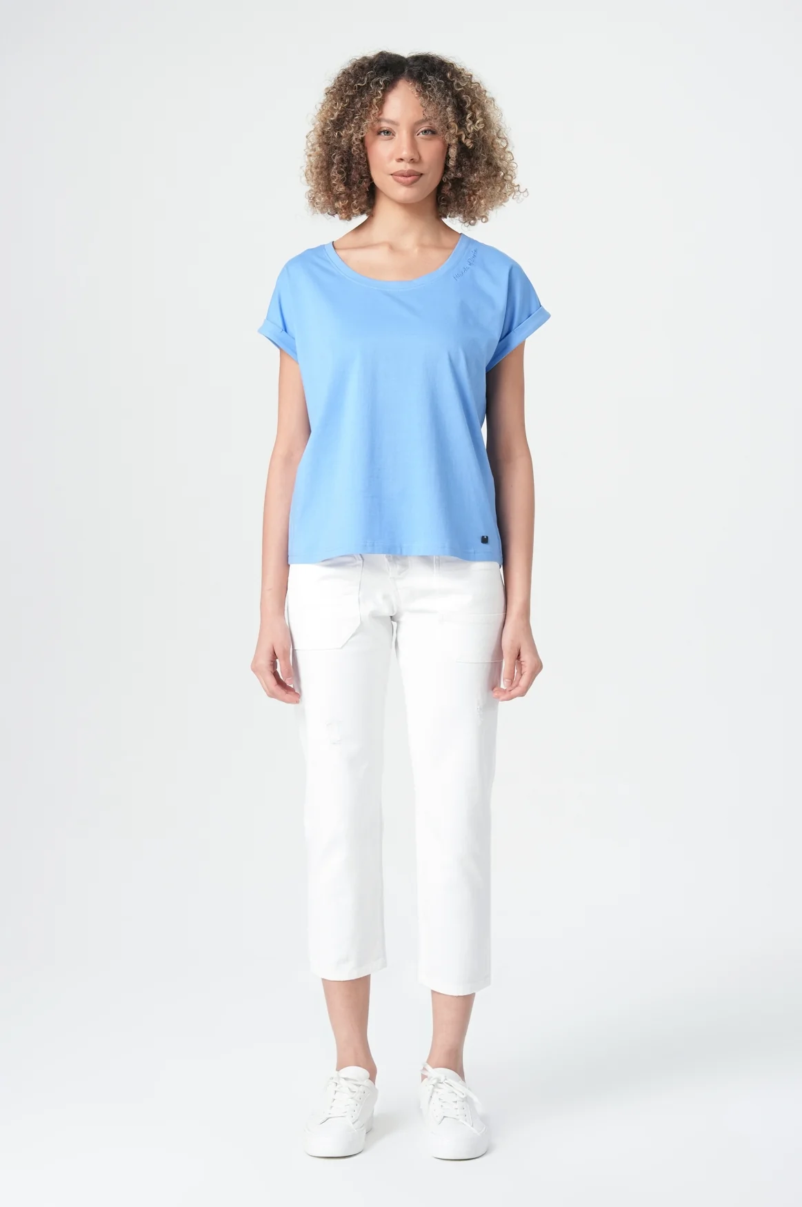 T-Shirt Women | Azure Blue - Image 3