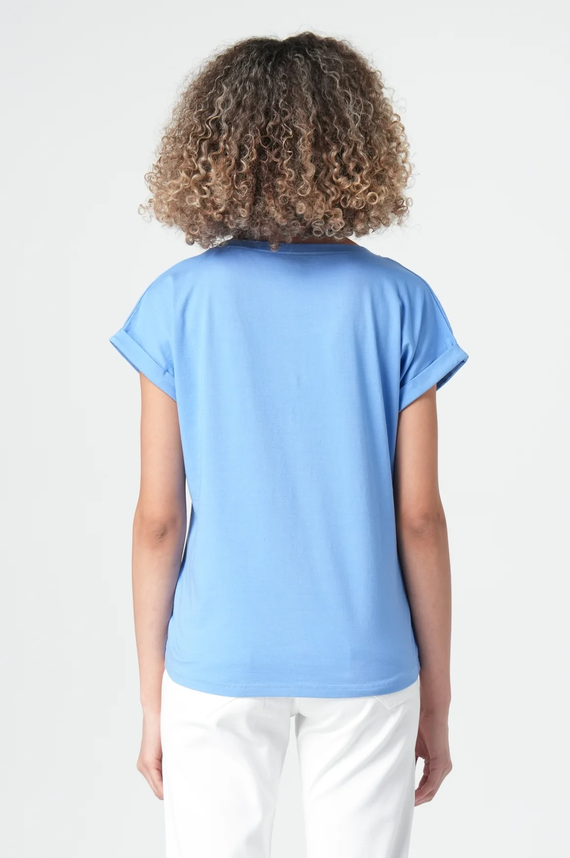 T-Shirt Women | Azure Blue - Image 4