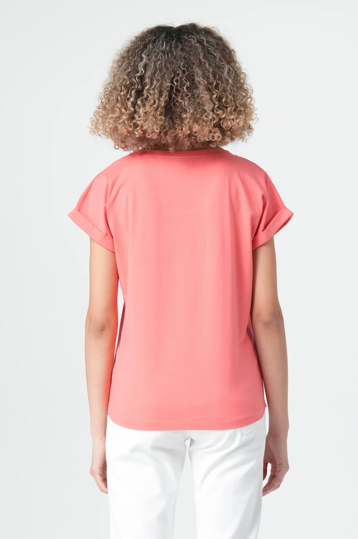 T-Shirt Women | Sunset Coral - Image 4