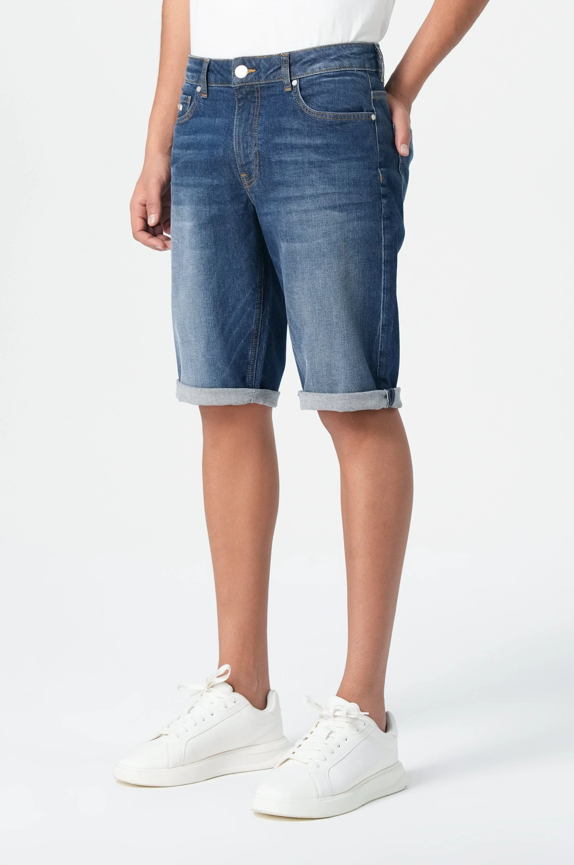 Trevol Shorts | Dull Blue - Image 3