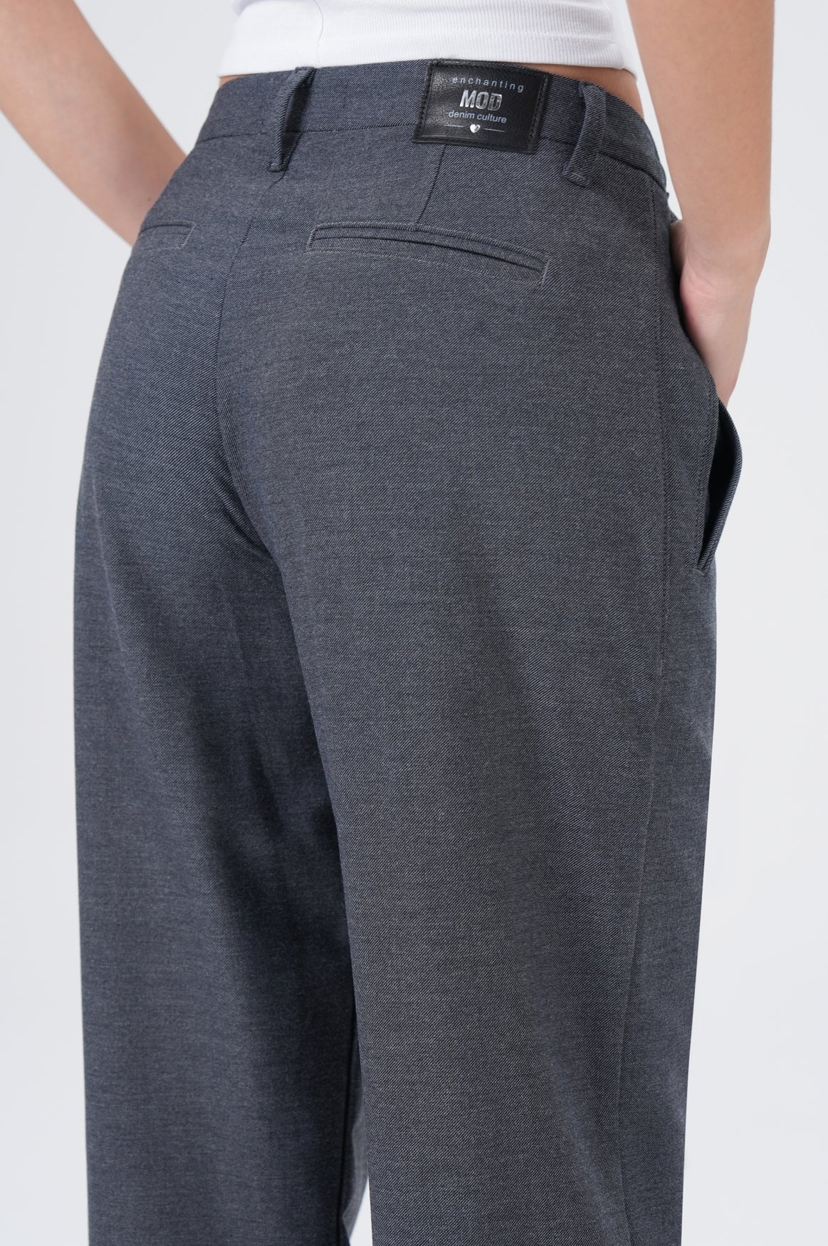 Victoria Wideleg | Grey Melange - Image 5