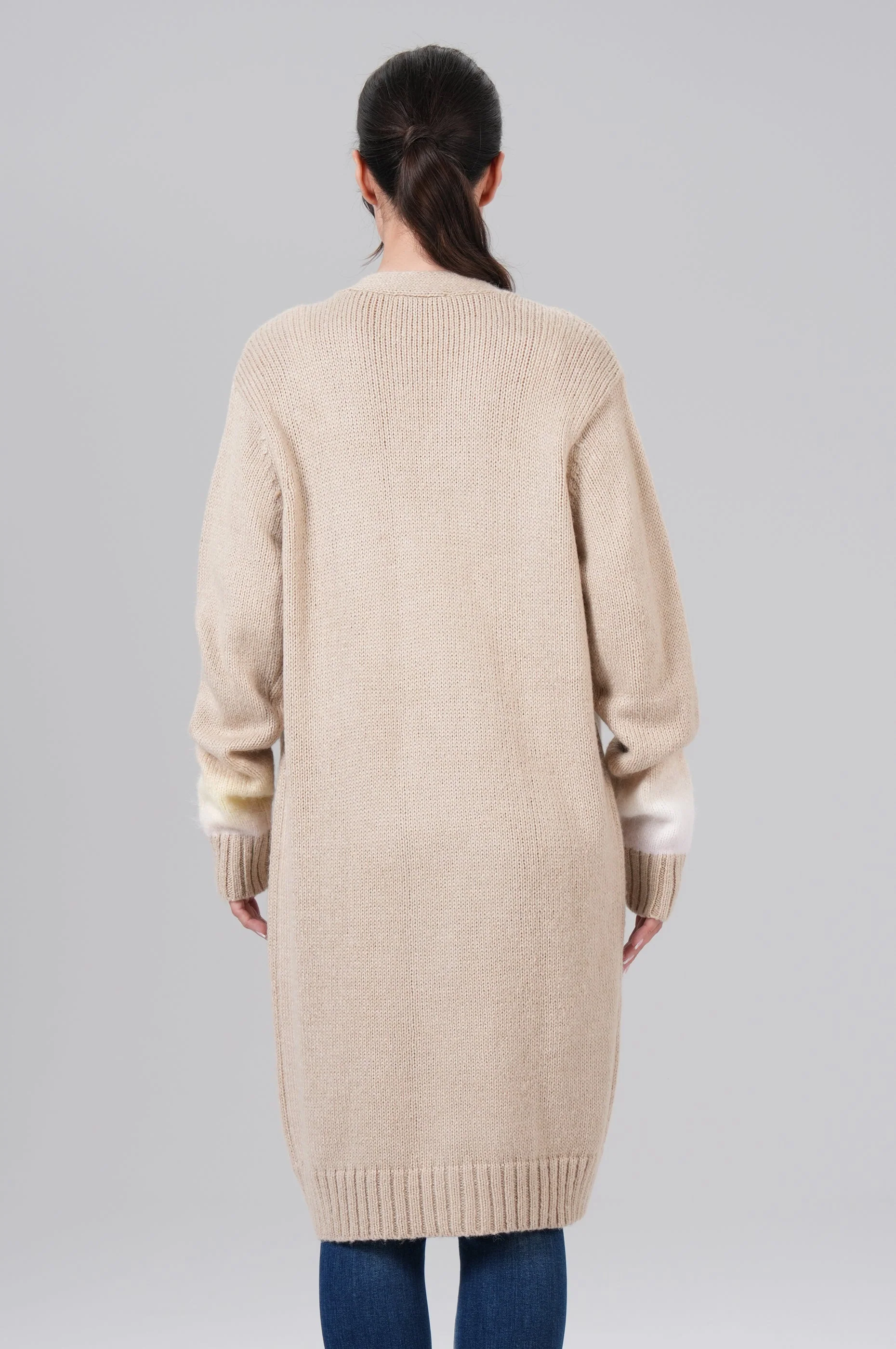 Cardigan Long | Beige - Image 3