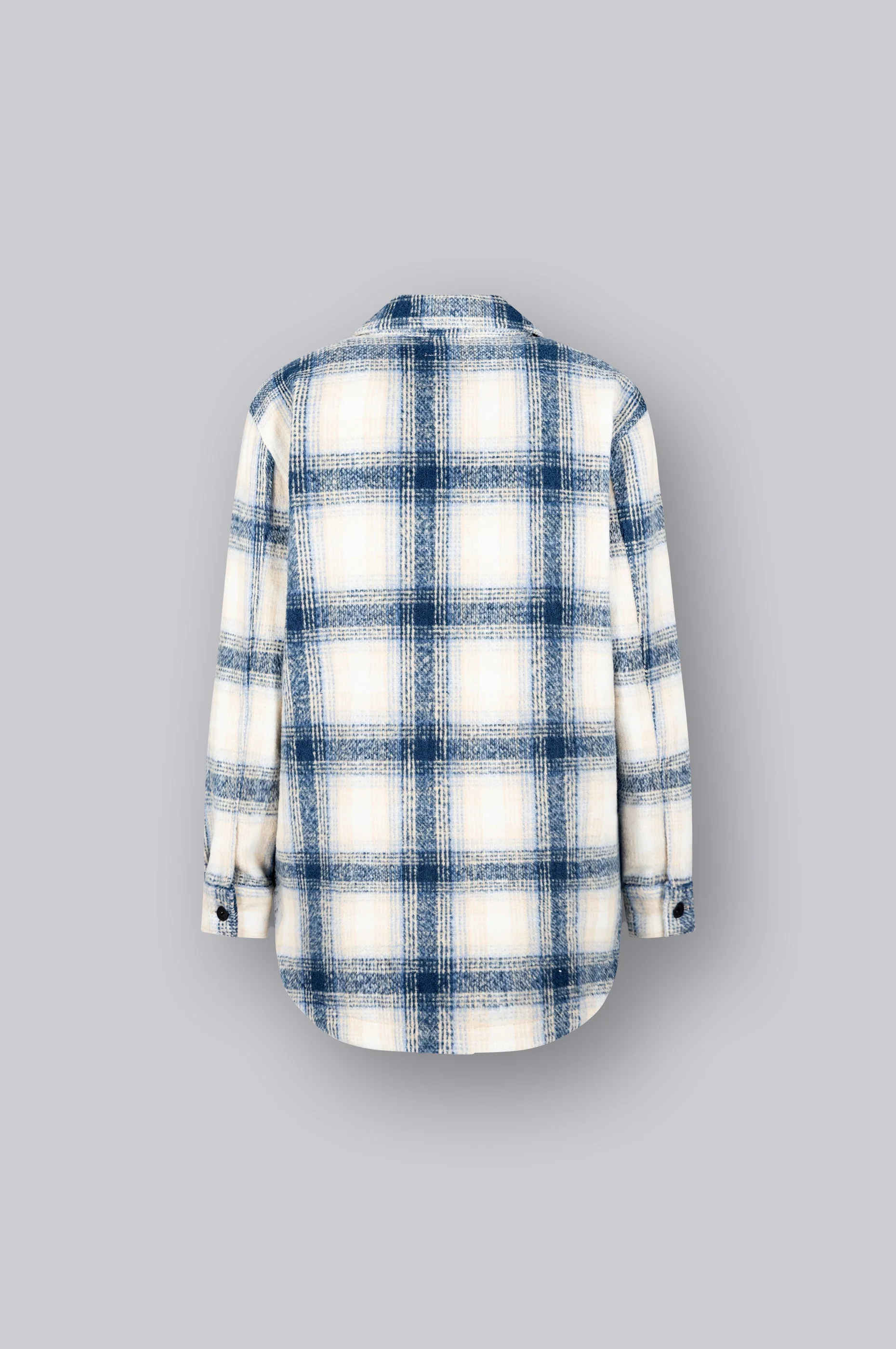 Overshirt | Blue/Chalk Check - Image 6