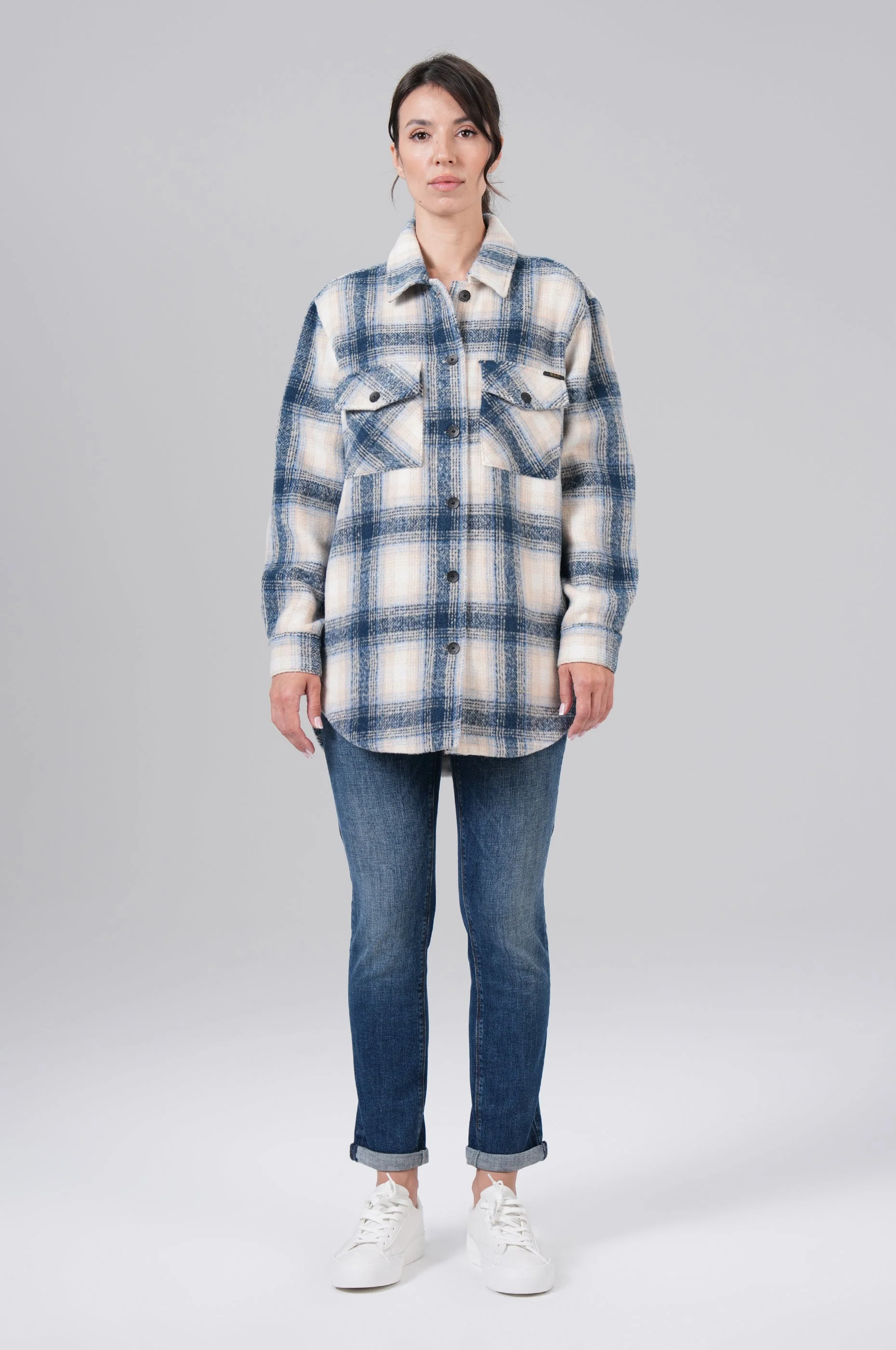 Overshirt | Blue/Chalk Check - Image 7