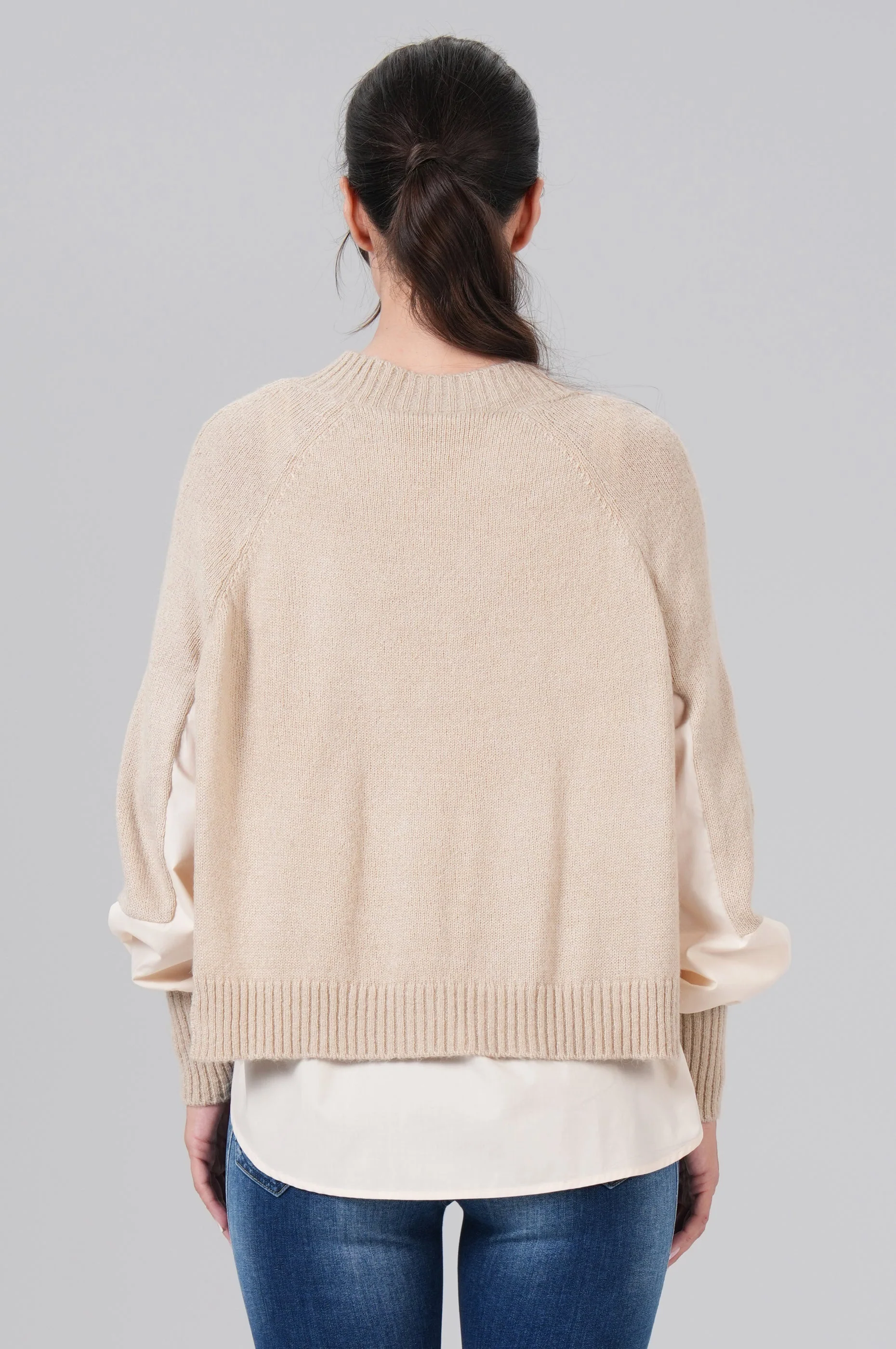 Anna Pullover | Beige - Image 3