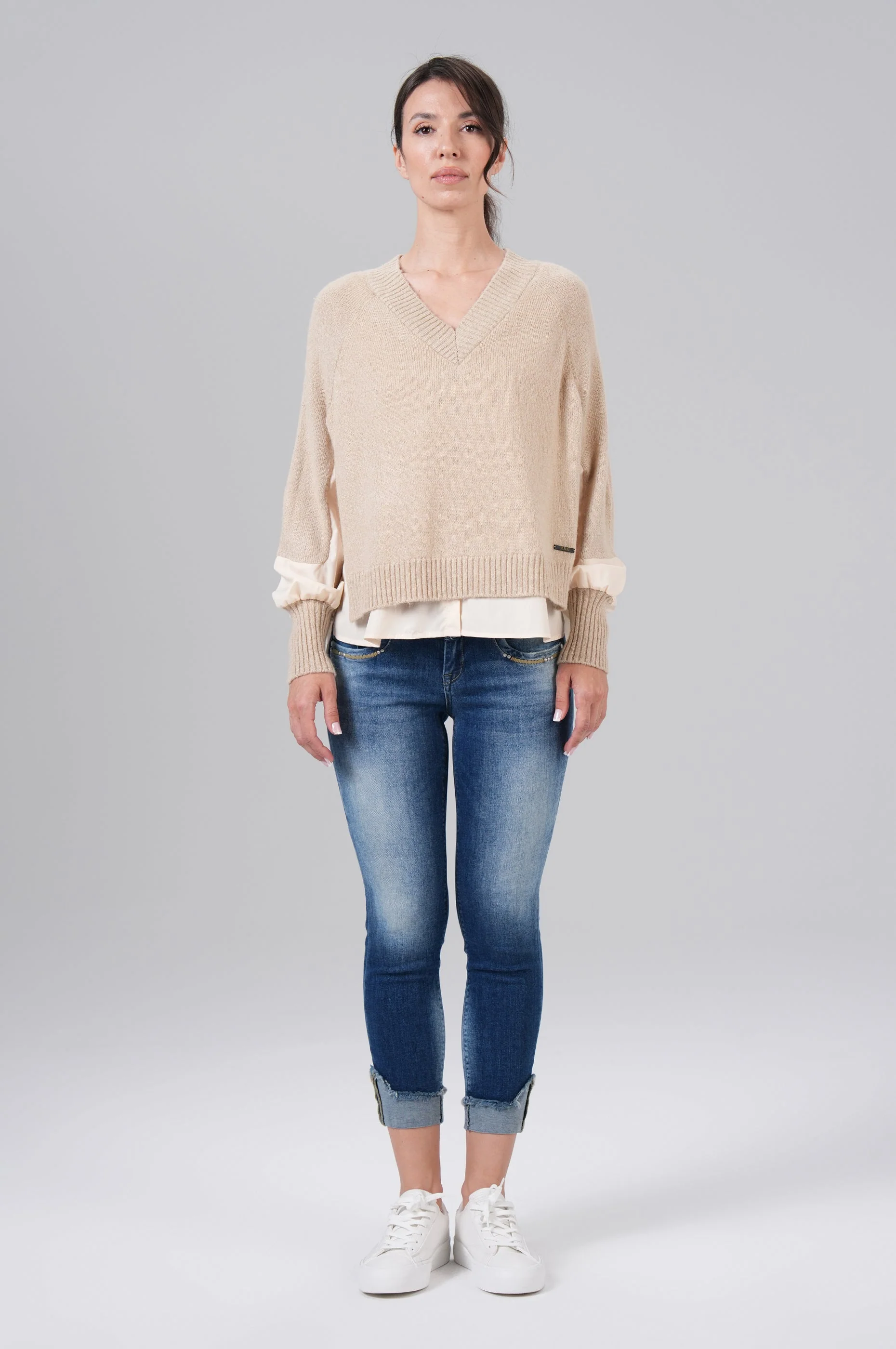 Anna Pullover | Beige - Image 7